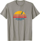 Avalon New Jersey NJ Vintage Casual Graphic 70s T-Shirt - T-Shirt | Sand