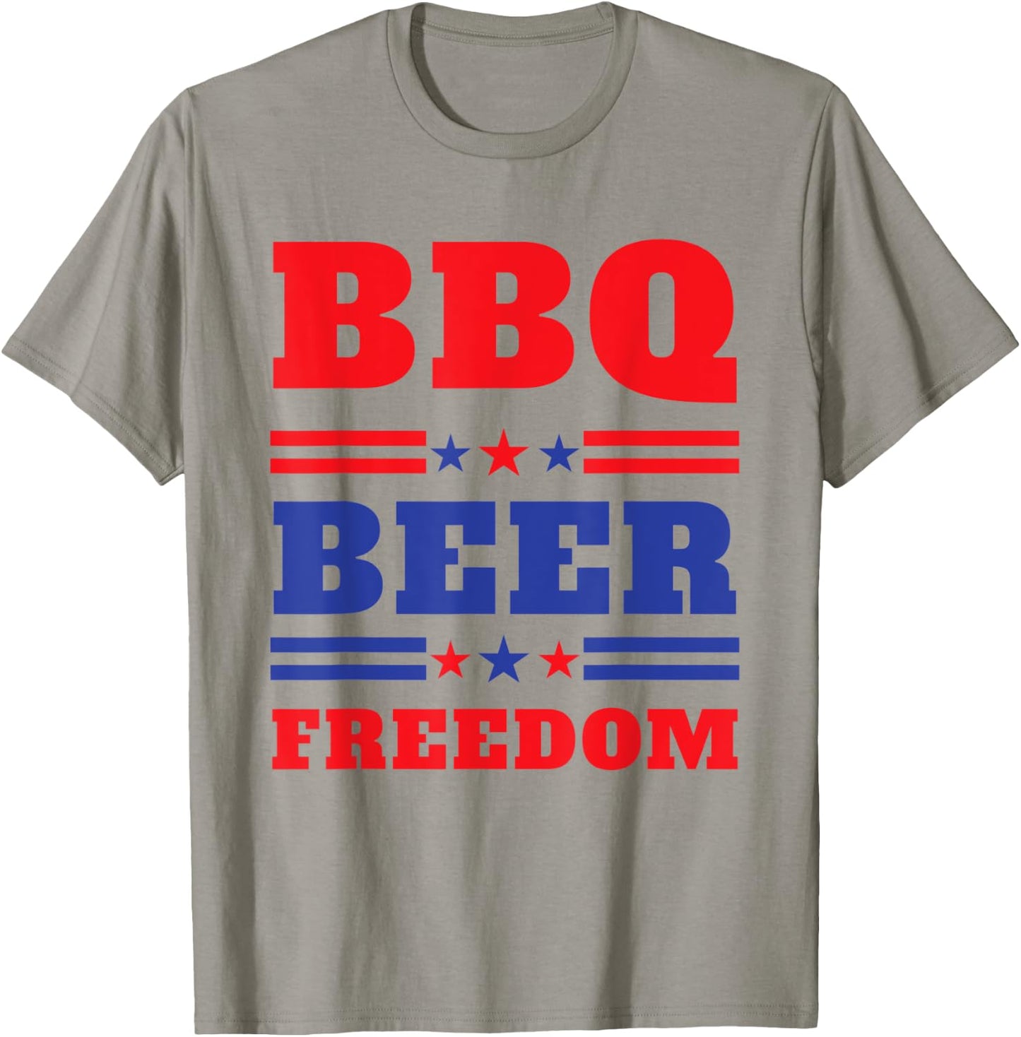 BBQ Beer Freedom 2020 Proud Men T-Shirt - T-Shirt | Sand