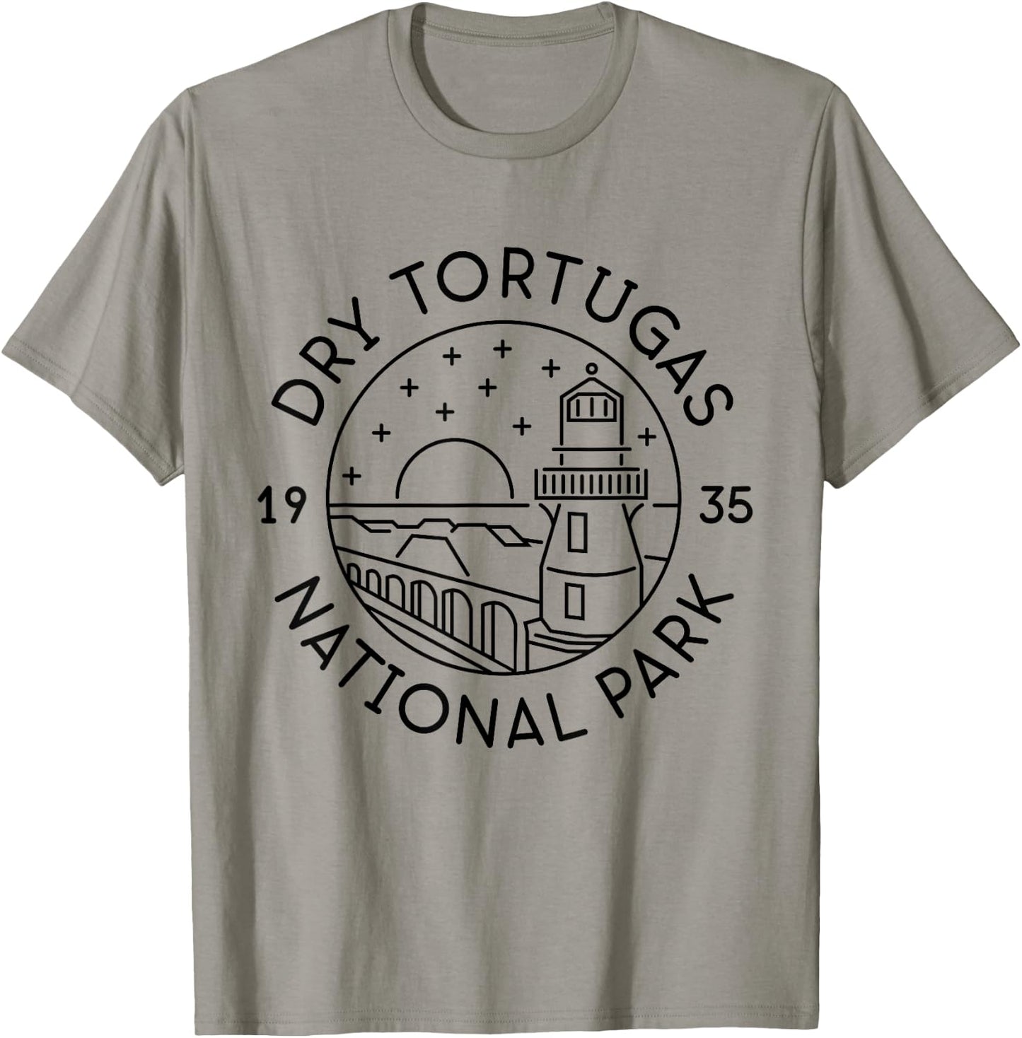 Dry Tortugas National Park 1935 Florida T-Shirt - T-Shirt | Sand