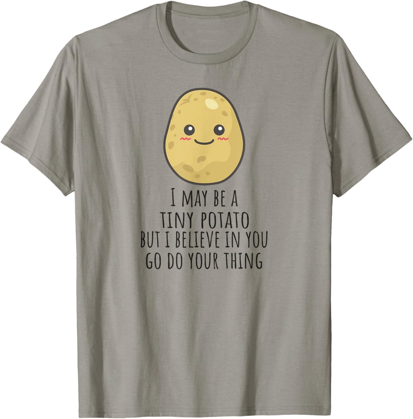 Affirmation Cute Veg Encouragement Funny Positive Potato T-Shirt - T-Shirt | Sand