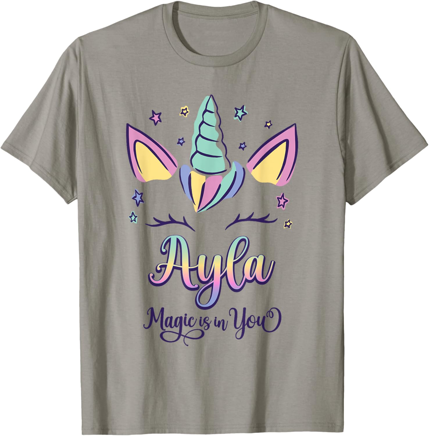 First Name Ayla Personalized I Love Ayla T-Shirt - T-Shirt | Sand