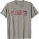 St. Bonaventure New York NY Vintage Athletic Sports T-Shirt - T-Shirt | Sand