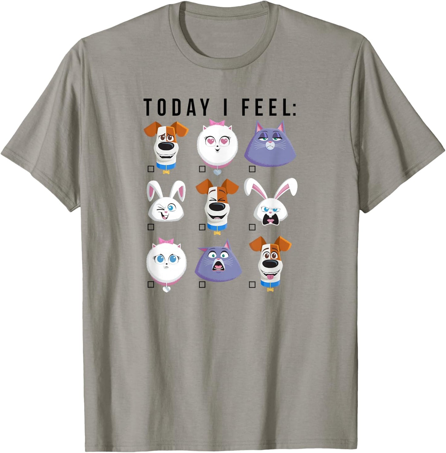 Pets 2 Heute fühlen ich T-Shirt - T-Shirt | Sand
