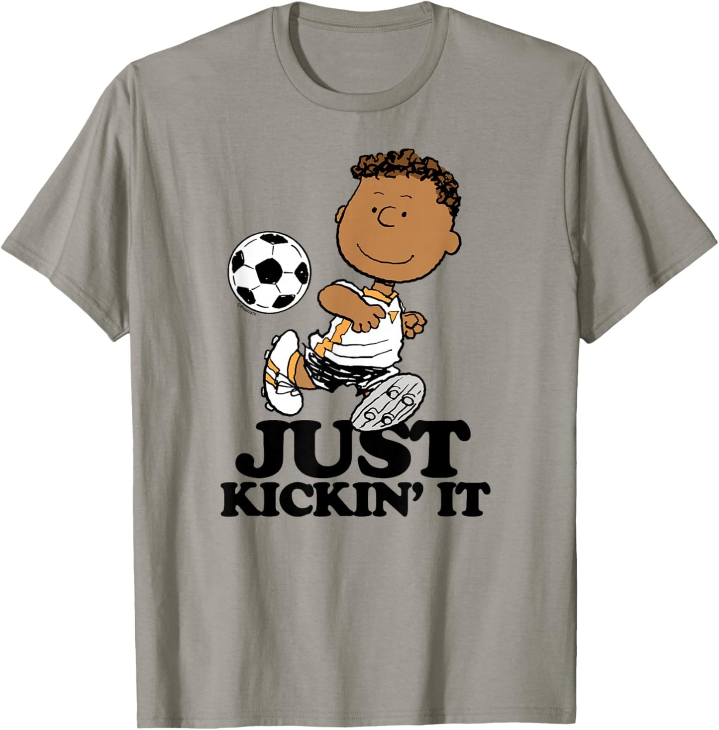 Peanuts - Franklin Soccer Just Kickin It T-Shirt - T-Shirt | Sand
