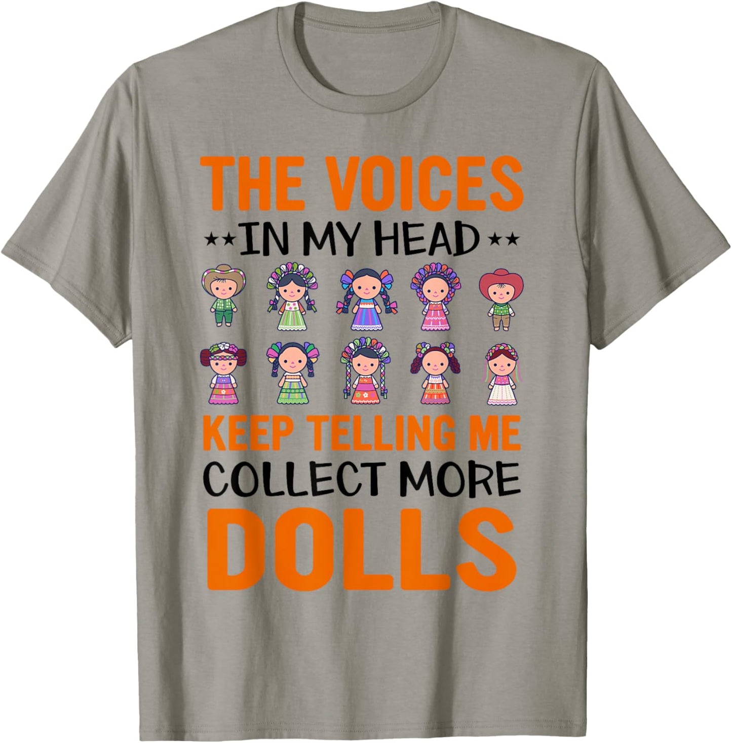 Collectible Doll Porcelain Doll Antique Doll Lover T-Shirt - T-Shirt | Sand