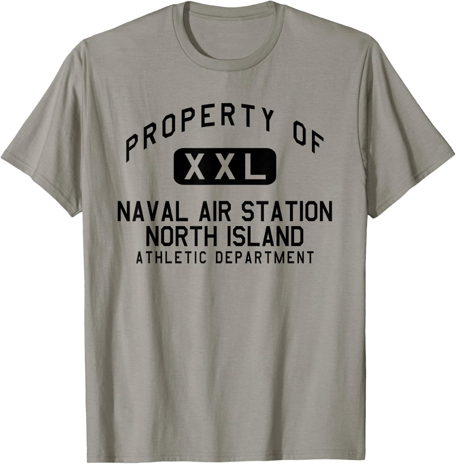 Property of Naval Air Station North Island Athletic Dept T-Shirt - T-Shirt | Sand