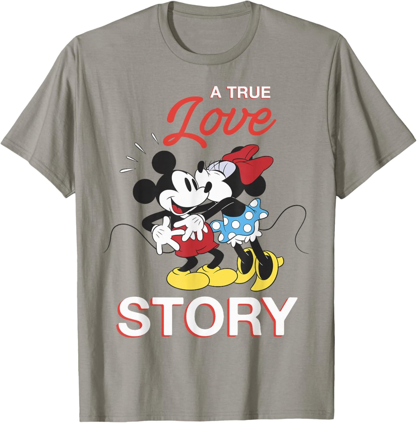 Disney Mickey & Minnie Valentine's Day True Love Story T-Shirt - T-Shirt | Sand