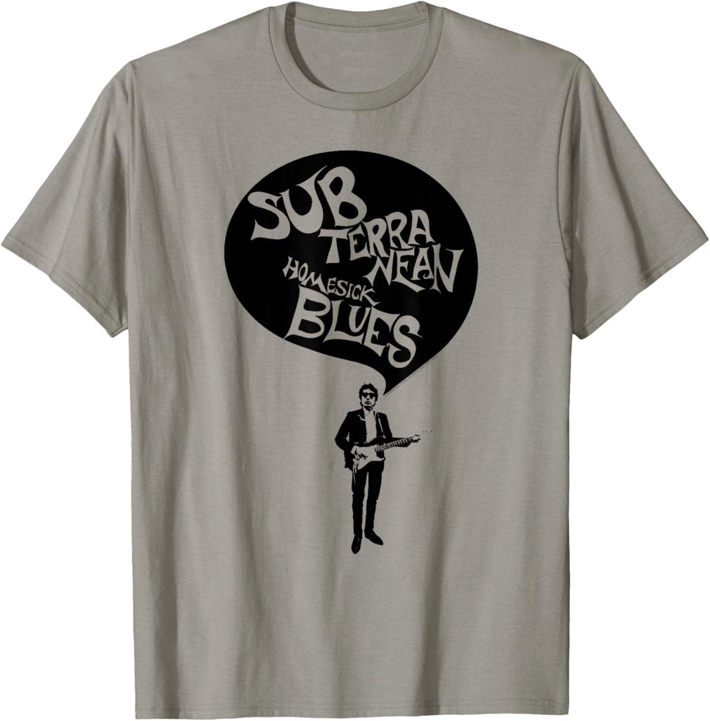 Bob Dylan Offizielles Subterranean Homesick Blues , Erwachsene und Kinder, Grau, S T-Shirt - T-Shirt | Sand