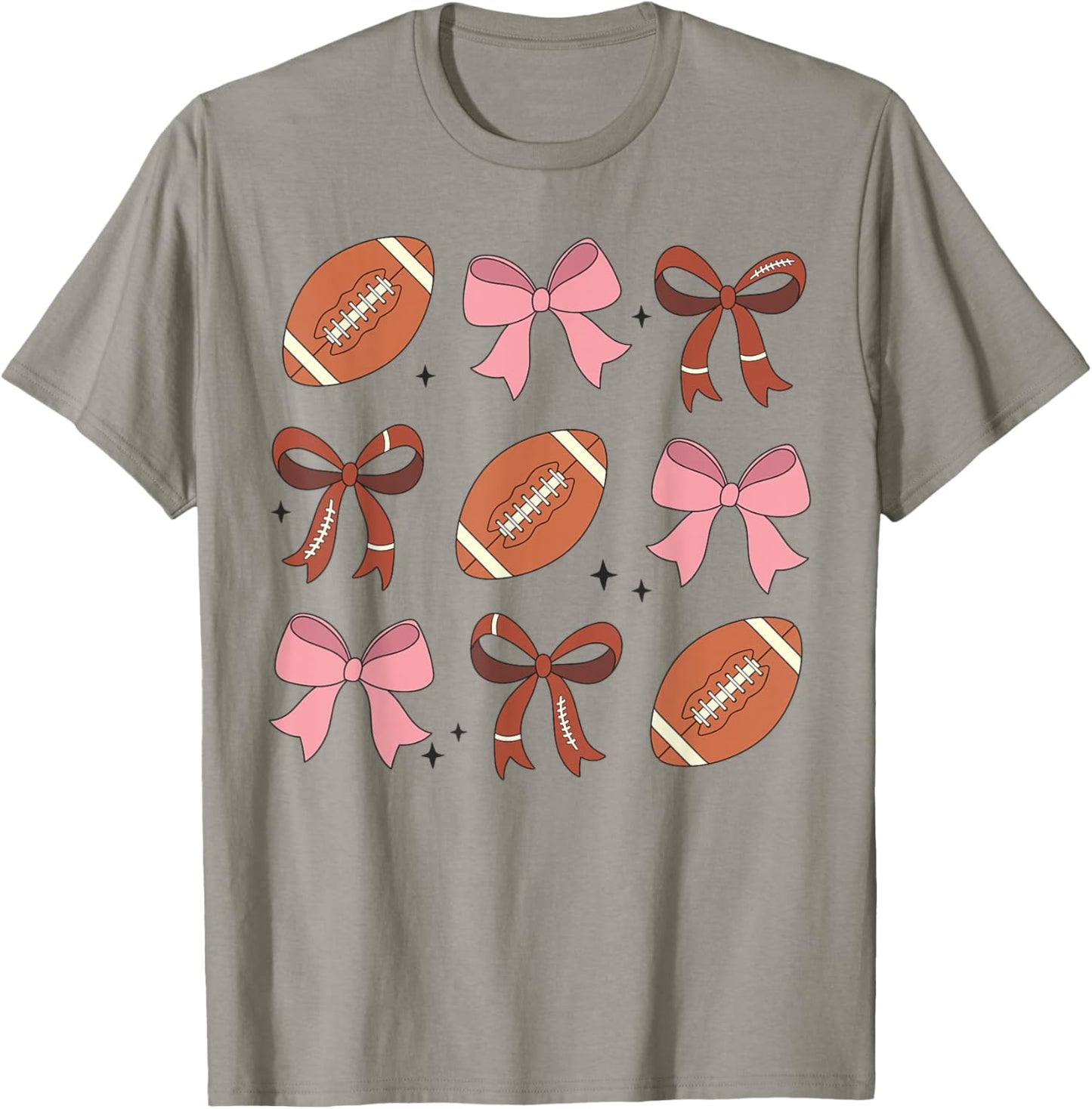 Vintage Football Coquette Pink Girls Sport T-Shirt - T-Shirt | Sand