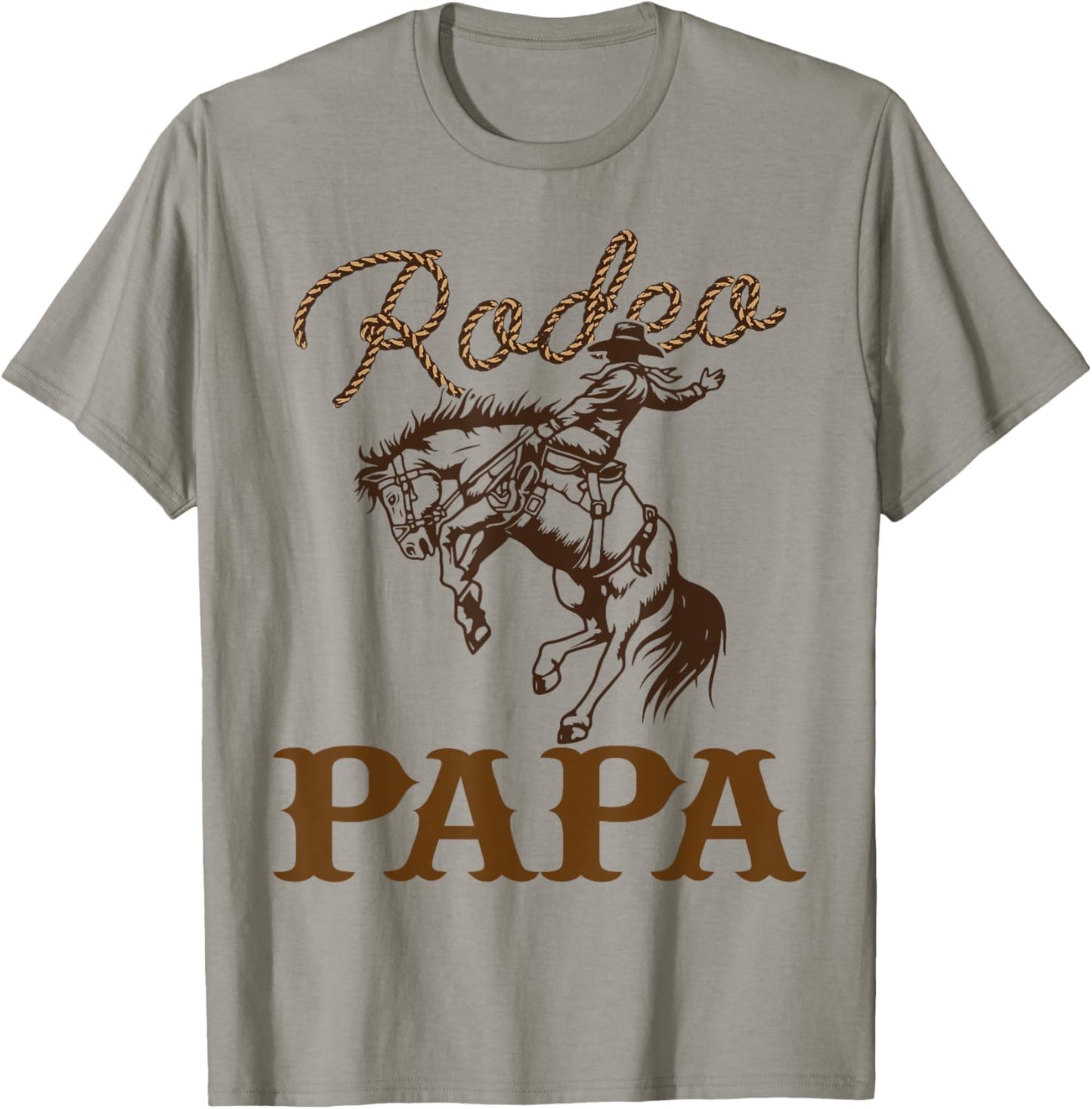 Papa Birthday Cowboy Cowgirl Western Rodeo Dad Bday Party T-Shirt - T-Shirt | Sand
