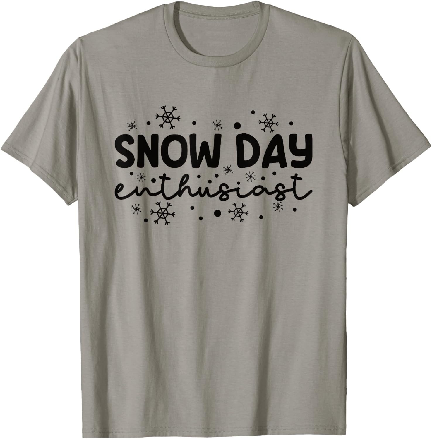 Supporter Of Snow Day Enthusiast T-Shirt - T-Shirt | Sand