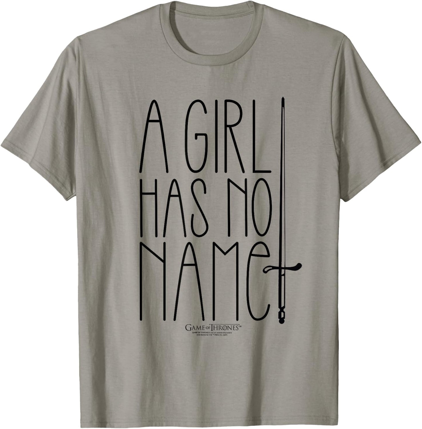 Game of Thrones A Girl Has No Name T-Shirt - T-Shirt | Sand