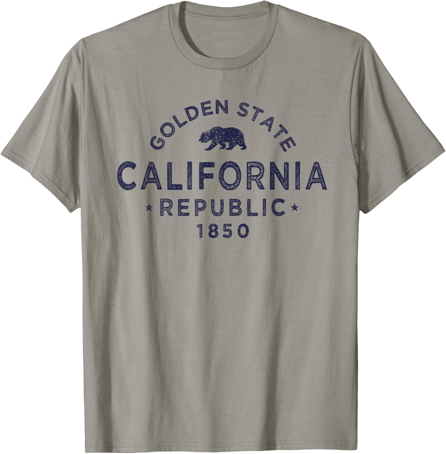 Retro San Francisco California Throwback Vintage Stencil T-Shirt - T-Shirt | Sand