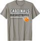 Cardinals School Spirit Sports Basketball School Cardinal T-Shirt - T-Shirt | Sand