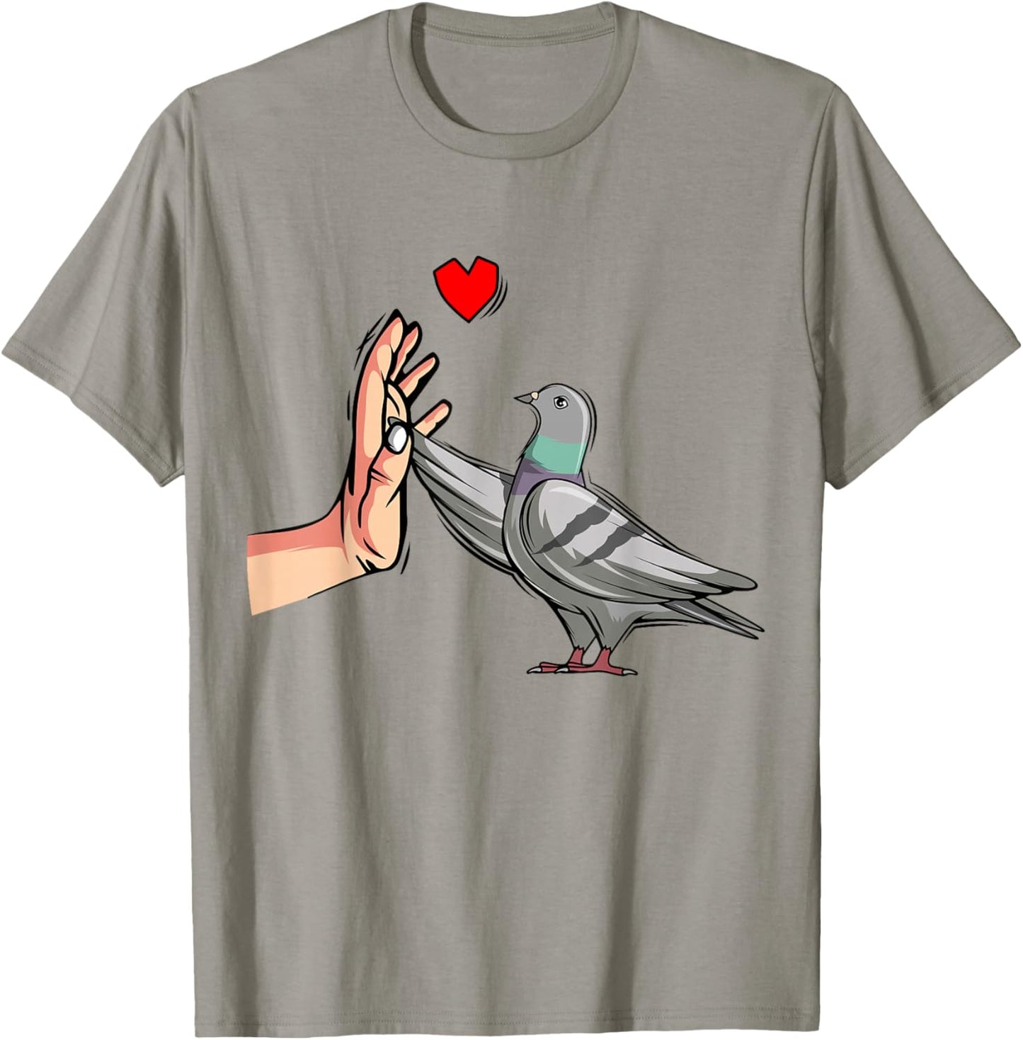 Pigeon Lover Men Women Kids T-Shirt - T-Shirt | Sand