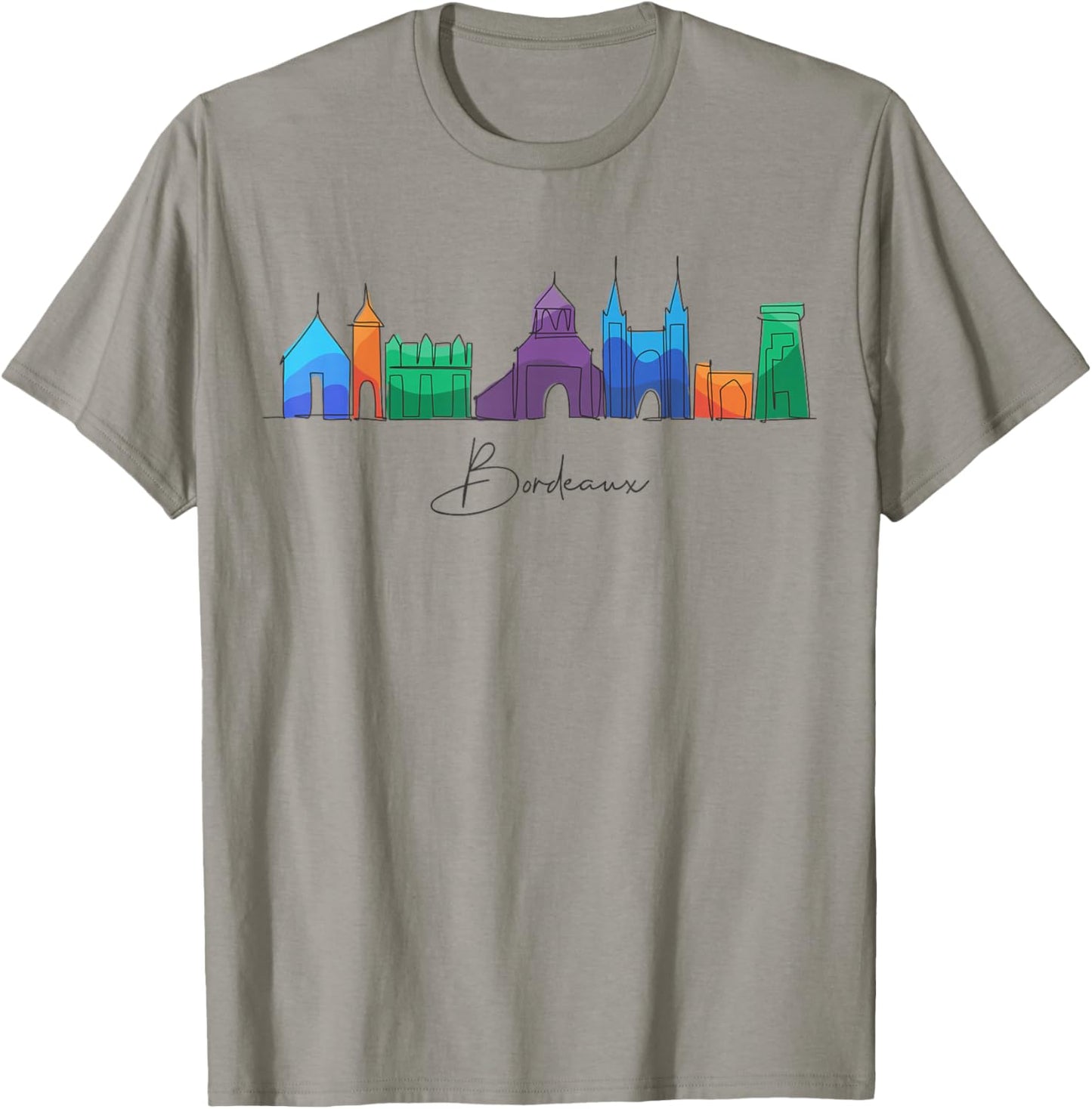 Travel Europe France Bordeaux French Vacation Souvenir T-Shirt - T-Shirt | Sand