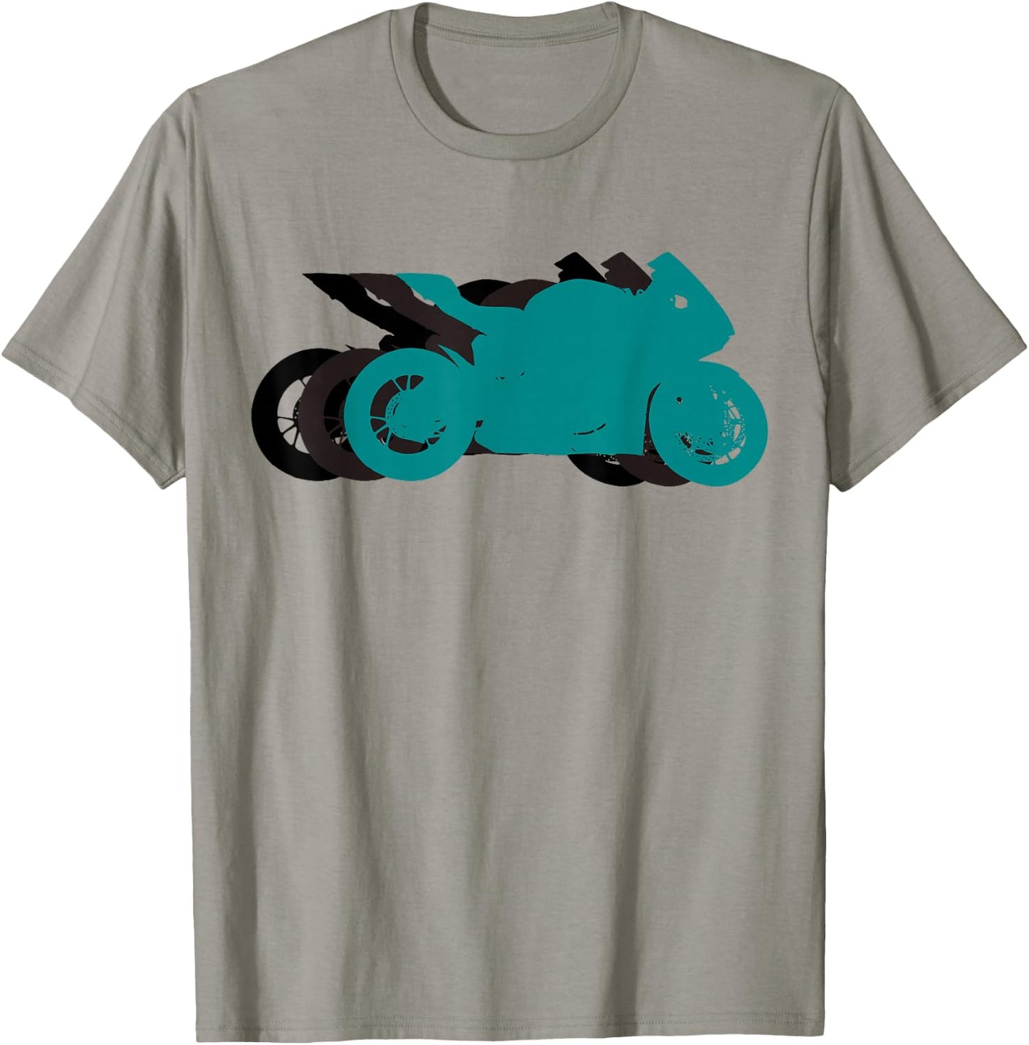 Sport Bike Crotch Rocket Gift Men Motorcycle Track Day T-Shirt - T-Shirt | Sand