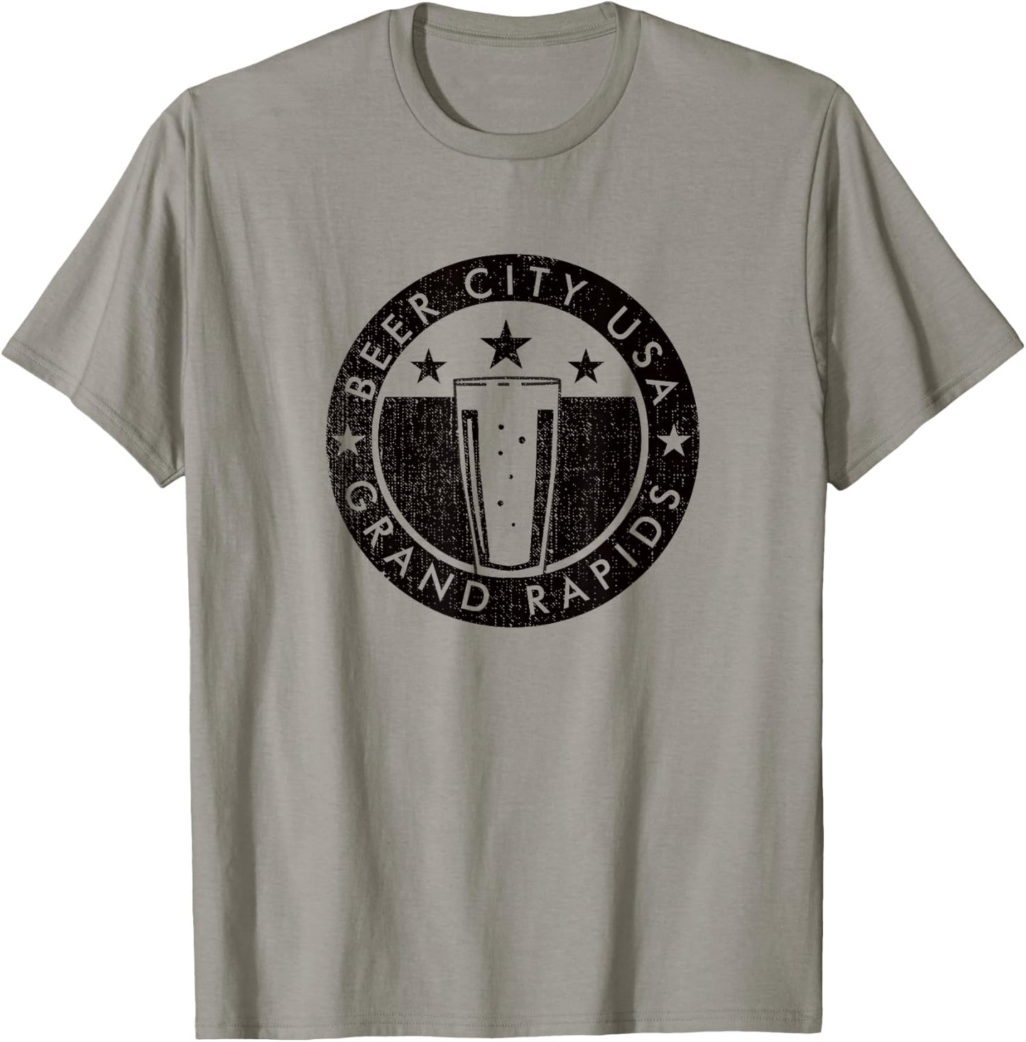Grand Rapids Beer City craft brewing T-Shirt - T-Shirt | Sand