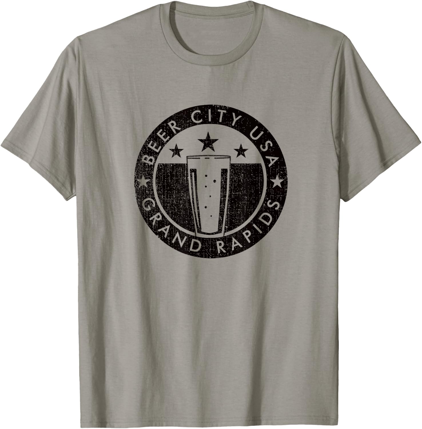 Grand Rapids Beer City craft brewing T-Shirt - T-Shirt | Sand