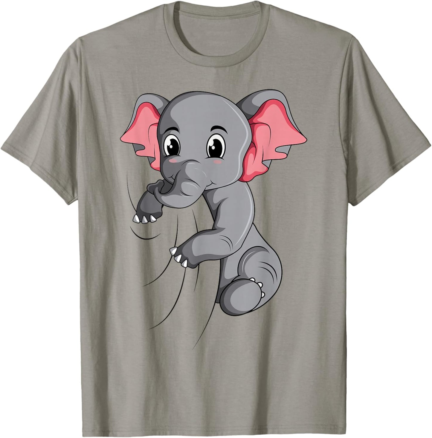 Elefant Kinder Mädchen Jungen Damen T-Shirt - T-Shirt | Sand