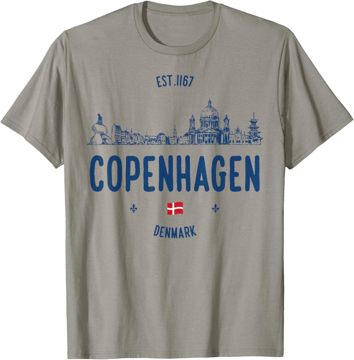 Copenhagen Denmark Travel T-Shirt - T-Shirt | Sand