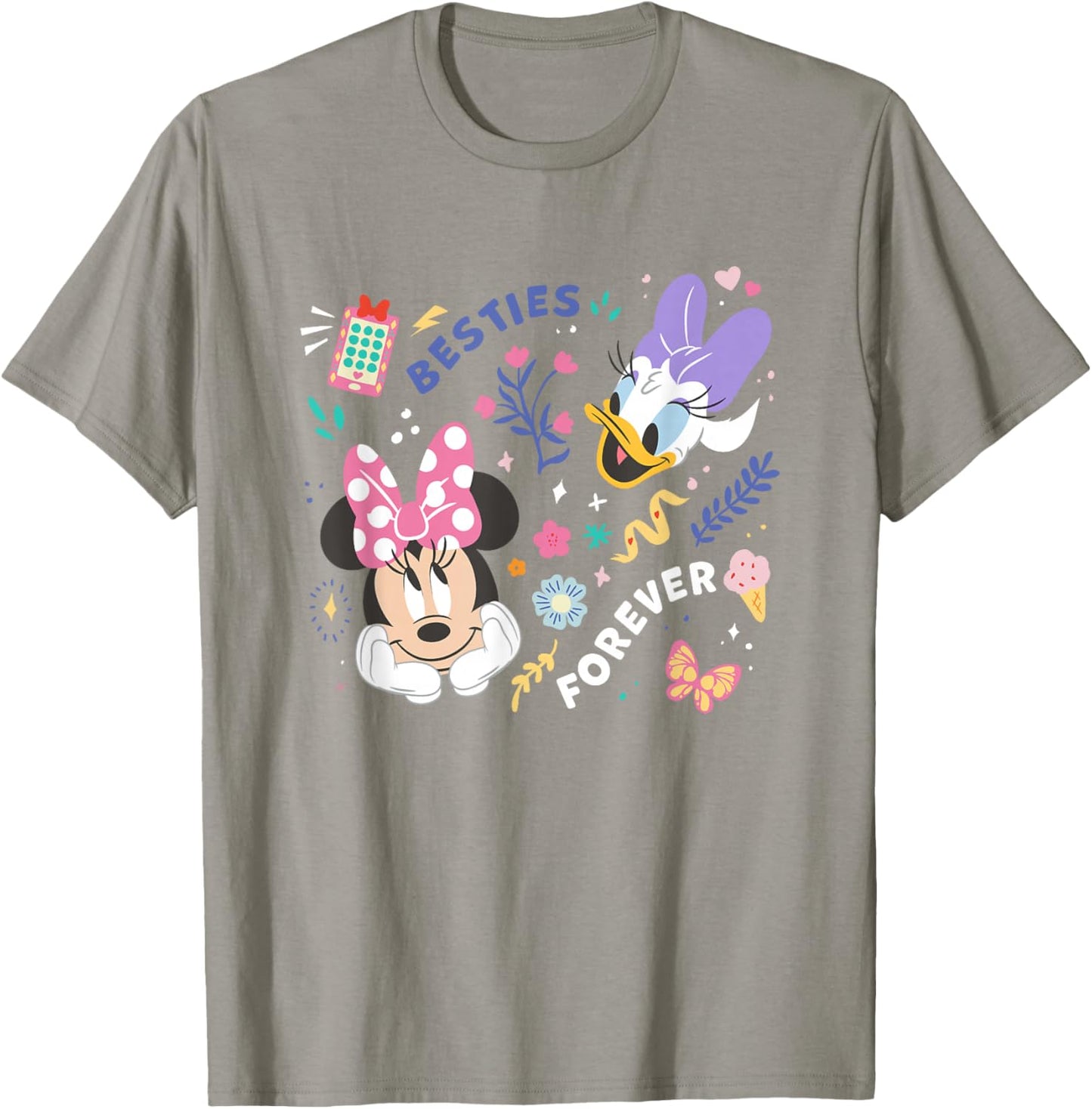 Disney Mickey And Friends Minnie & Daisy Besties Forever T-Shirt - T-Shirt | Sand