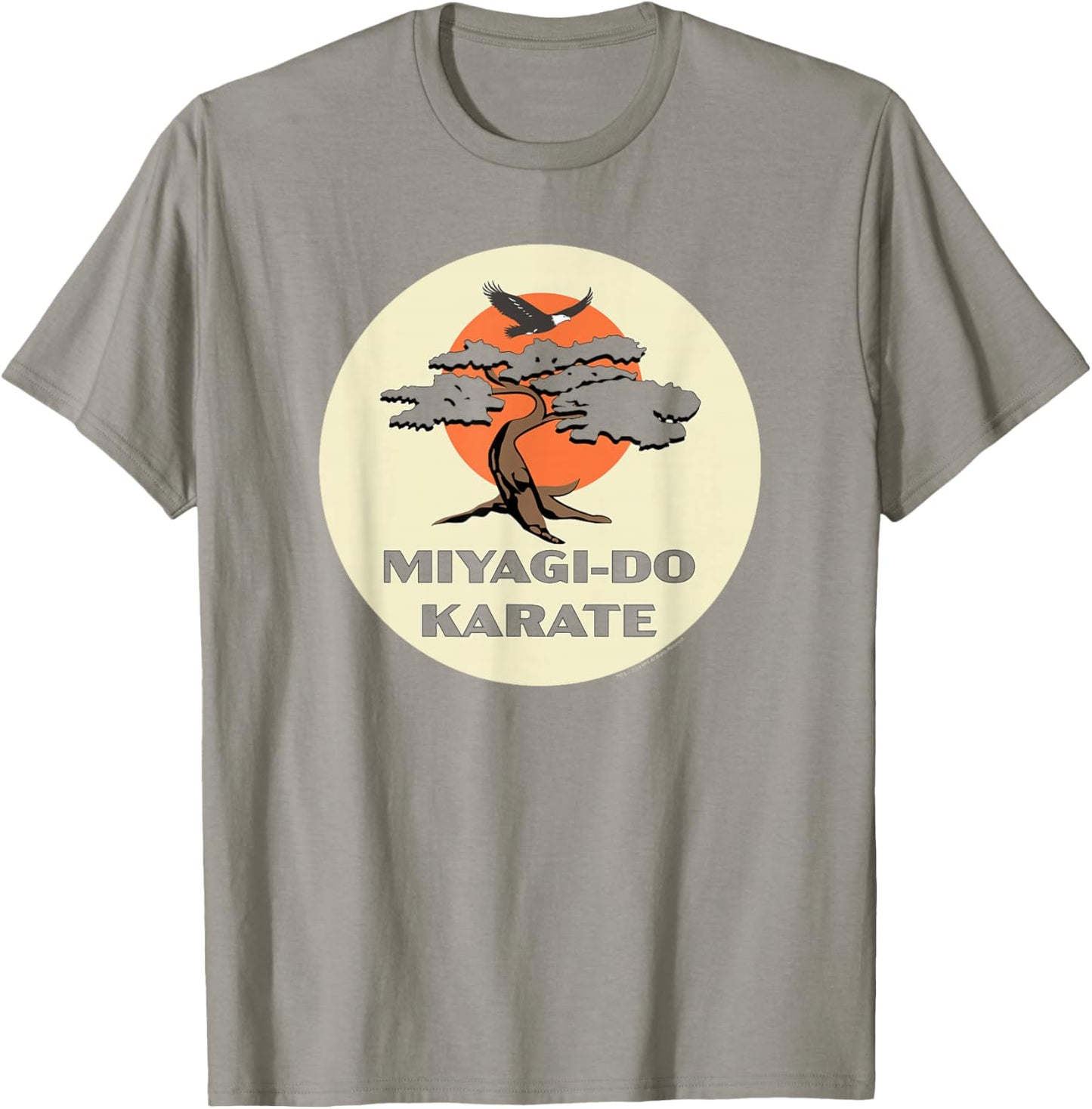 Cobra Kai Miyagi-Do Karate Eagle Fang Bonsai Tree Dojo Logo T-Shirt - T-Shirt | Sand