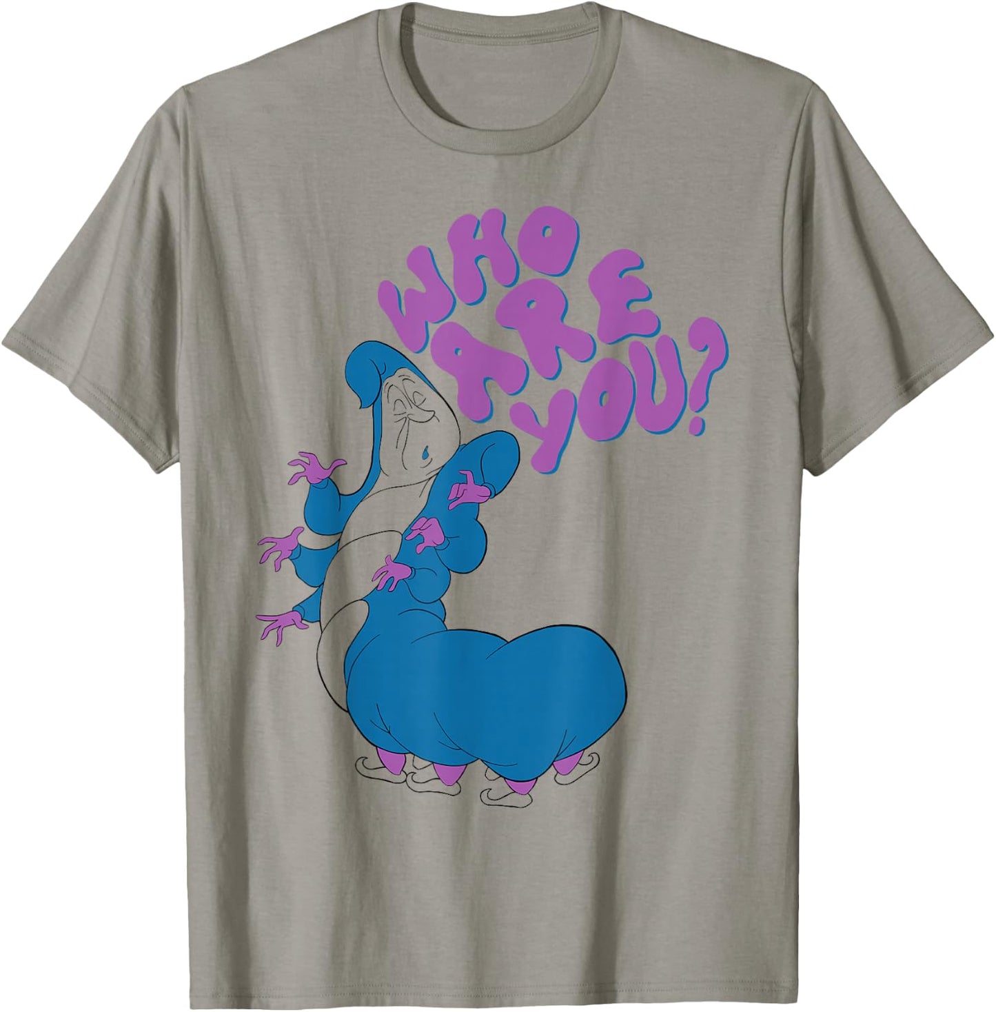Disney Alice in Wonderland Caterpillar Who are You Small T-Shirt - T-Shirt | Sand
