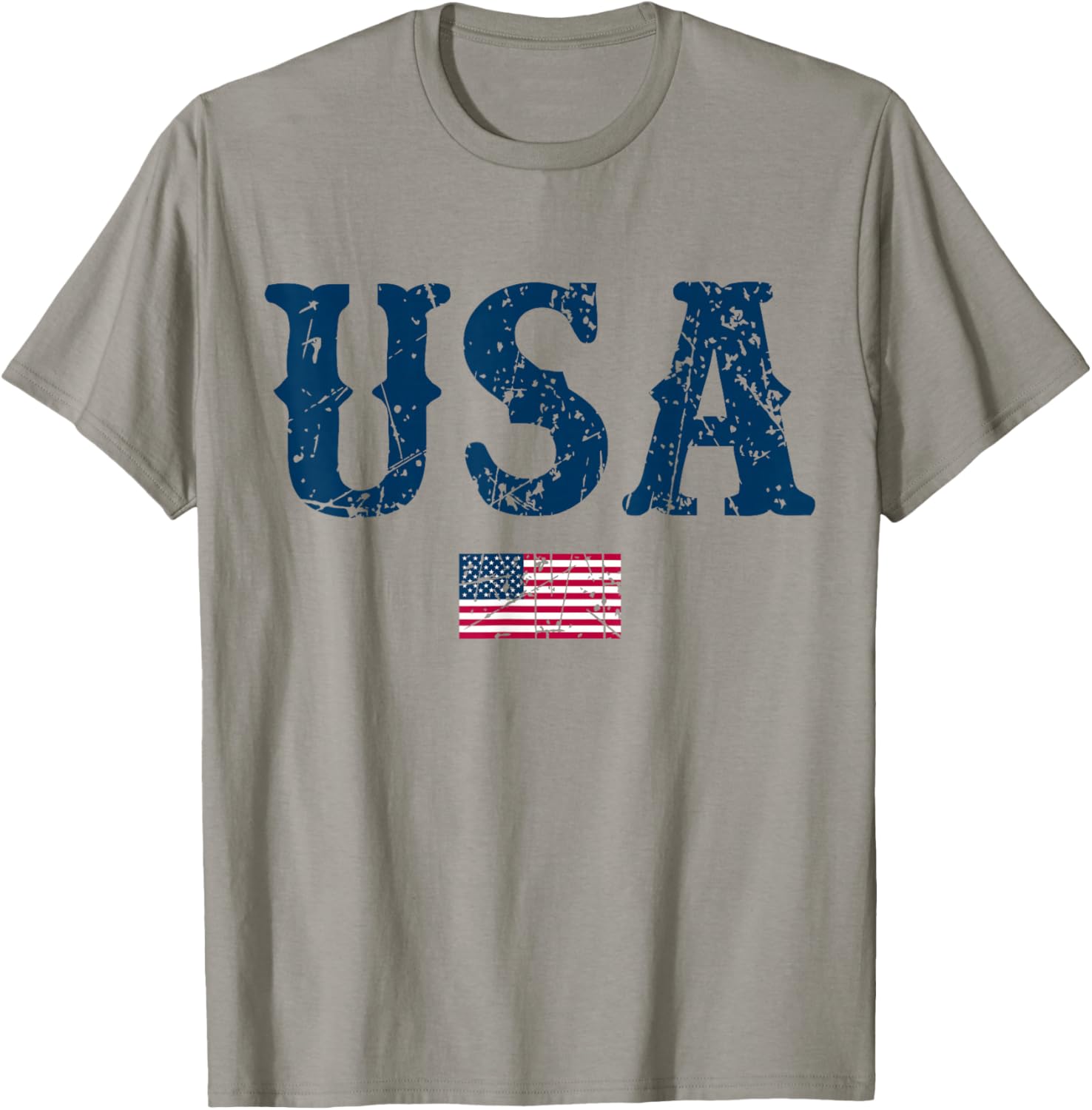 USA United States of America American Flag July 4th T-Shirt - T-Shirt | Sand