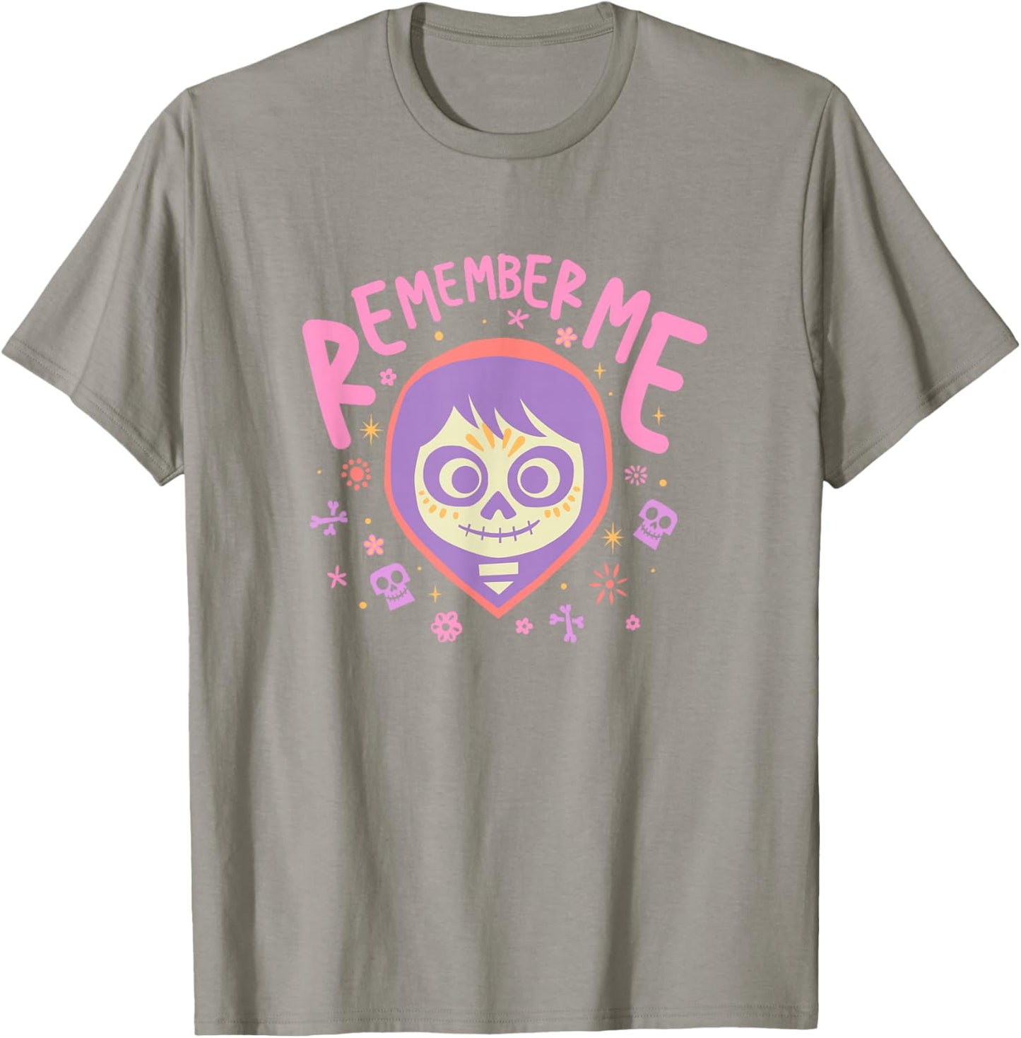 Disney Pixar Coco Miguel Remember Me Cute Pastel Colors Logo T-Shirt - T-Shirt | Sand