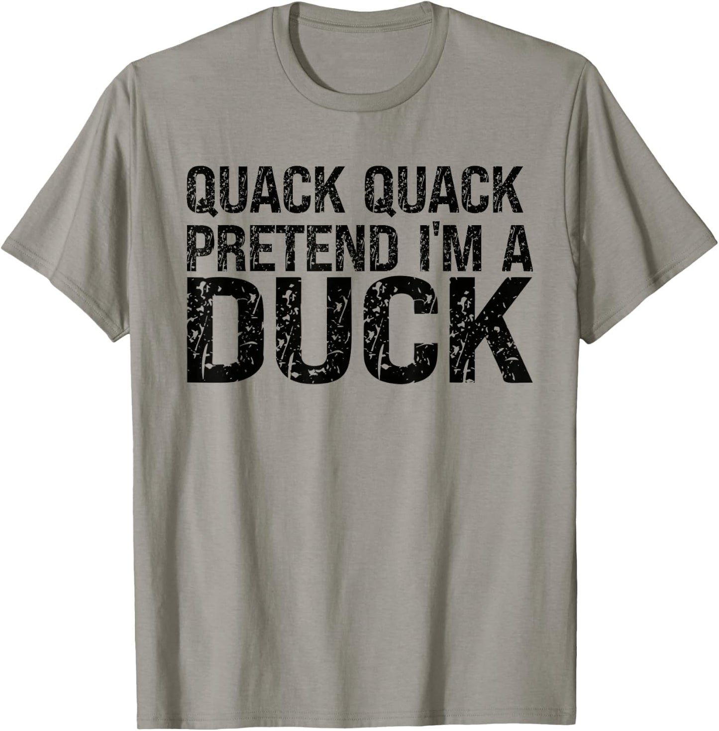 Pretend I'm A Duck Shirt Matching Kids Adult Duck Costume T-Shirt - T-Shirt | Sand