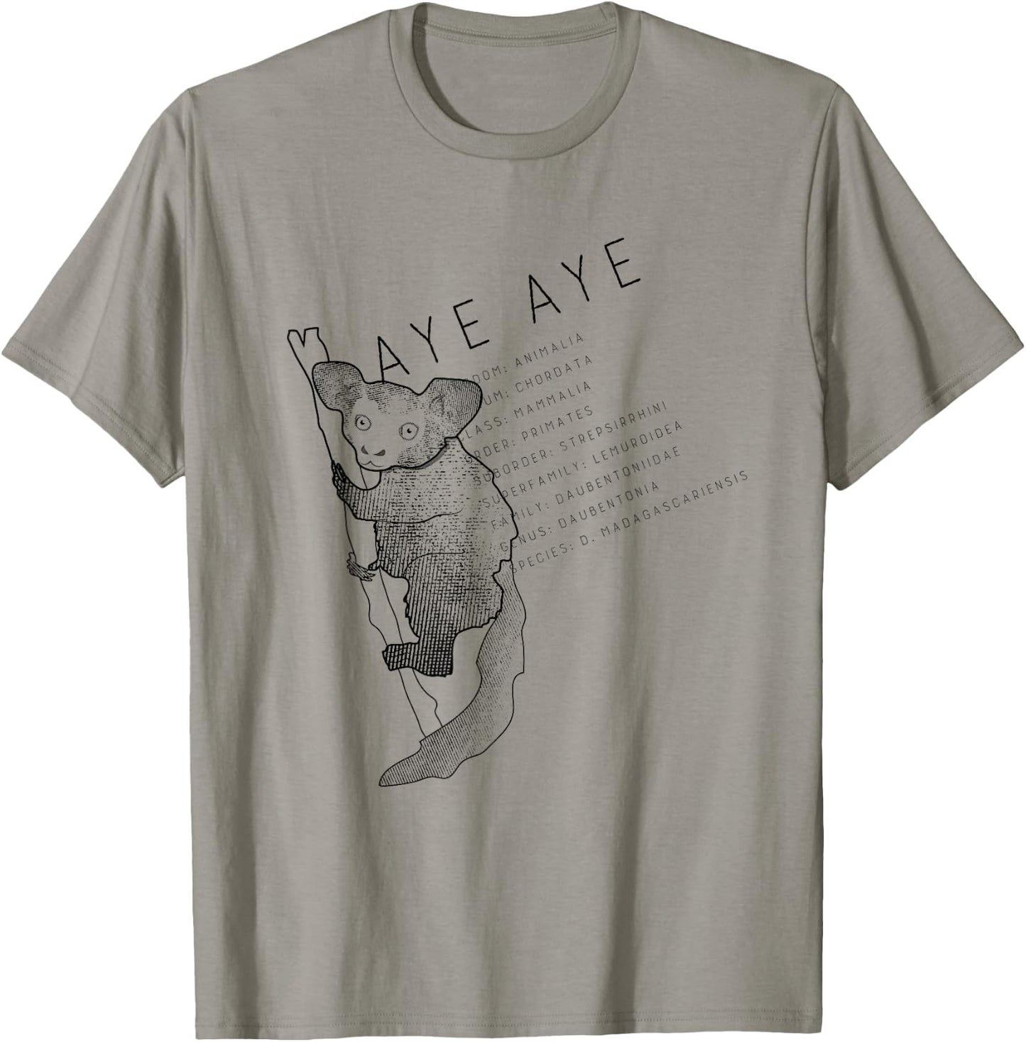Aye Aye Lemur T-Shirt - T-Shirt | Sand