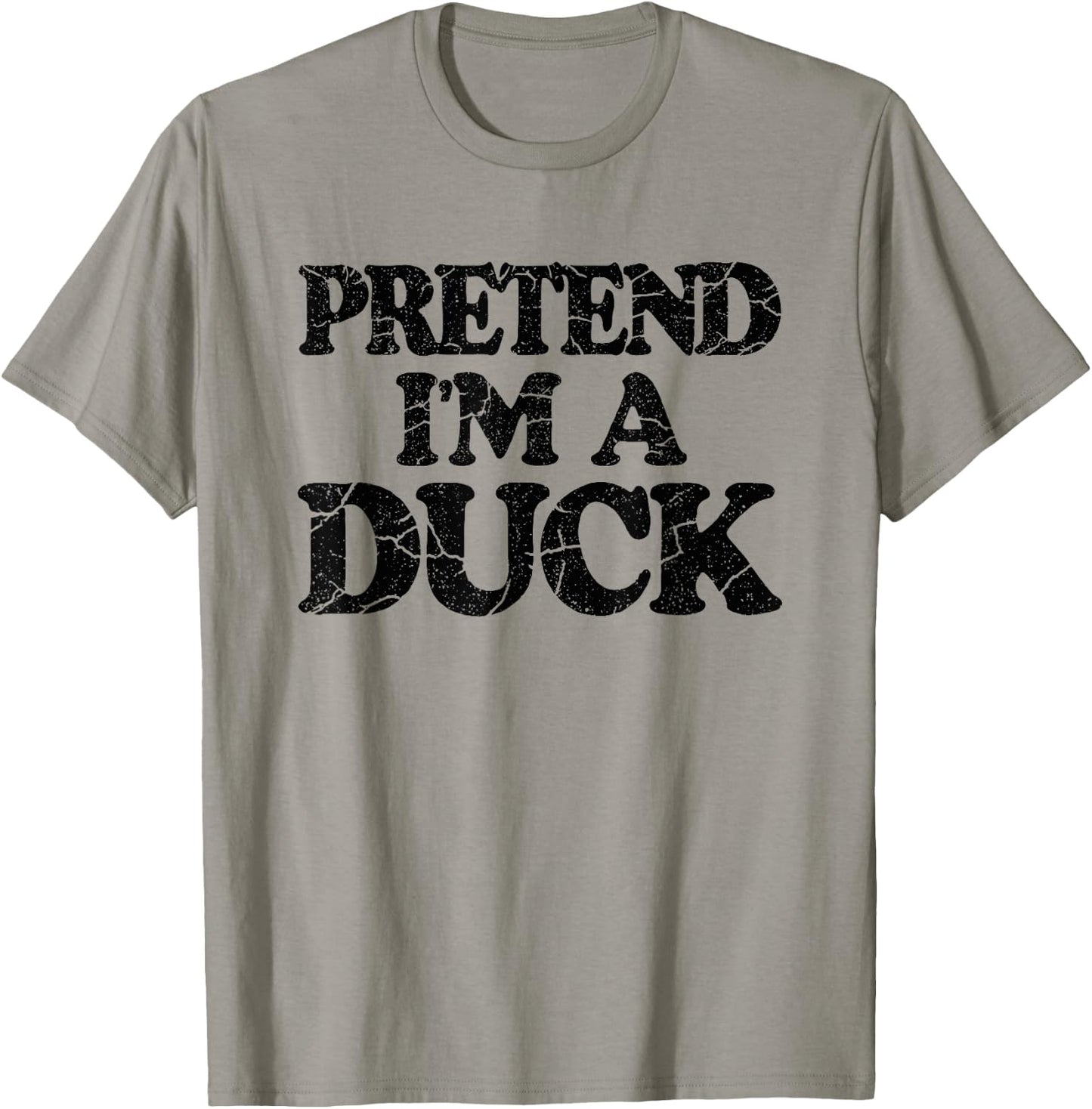 Pretend I'm A Duck Shirt Kids DIY Easy Halloween Costume T-Shirt - T-Shirt | Sand