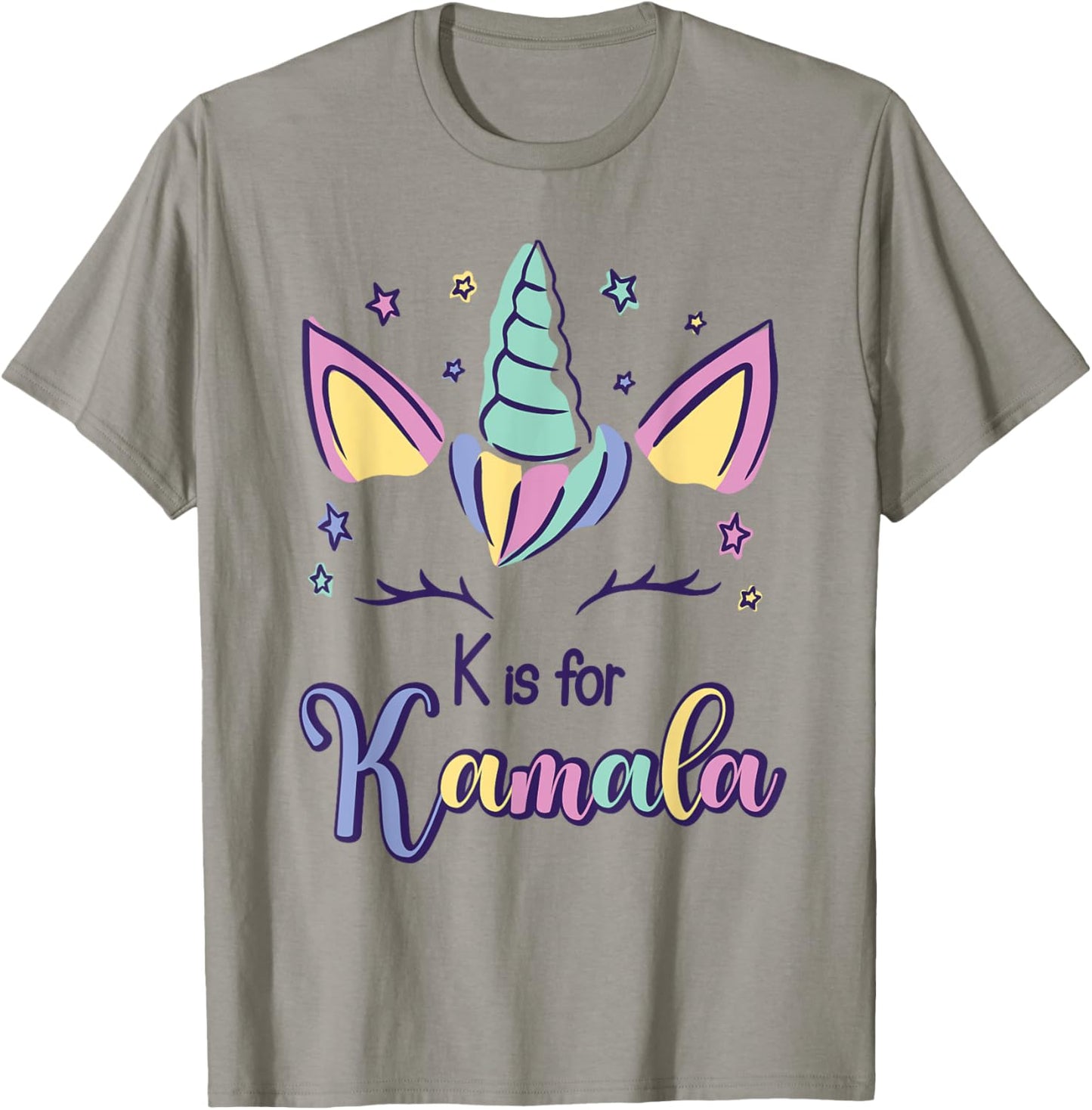 First Name Kamala Personalized K Is For Kamala T-Shirt - T-Shirt | Sand