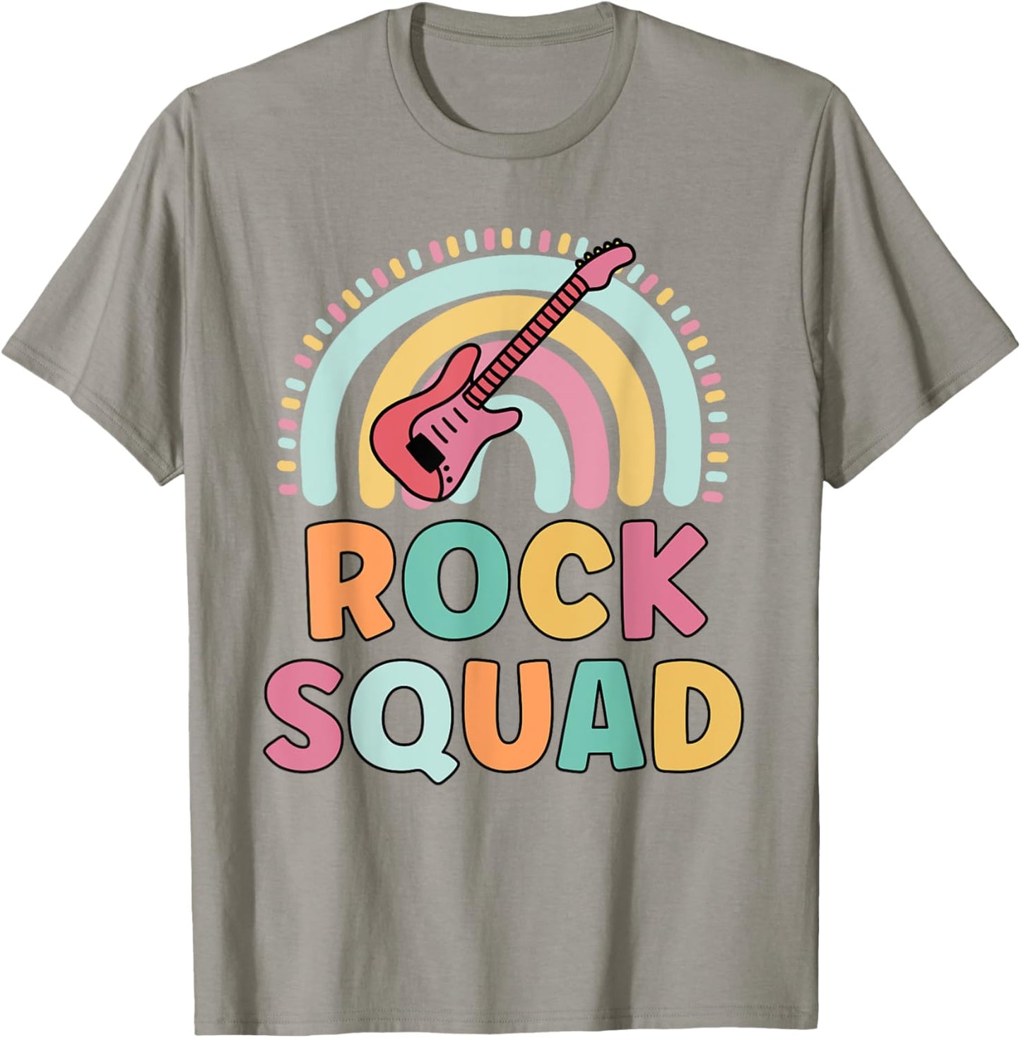 Rock Squad Funny Matching For Girls Band Rock T-Shirt - T-Shirt | Sand