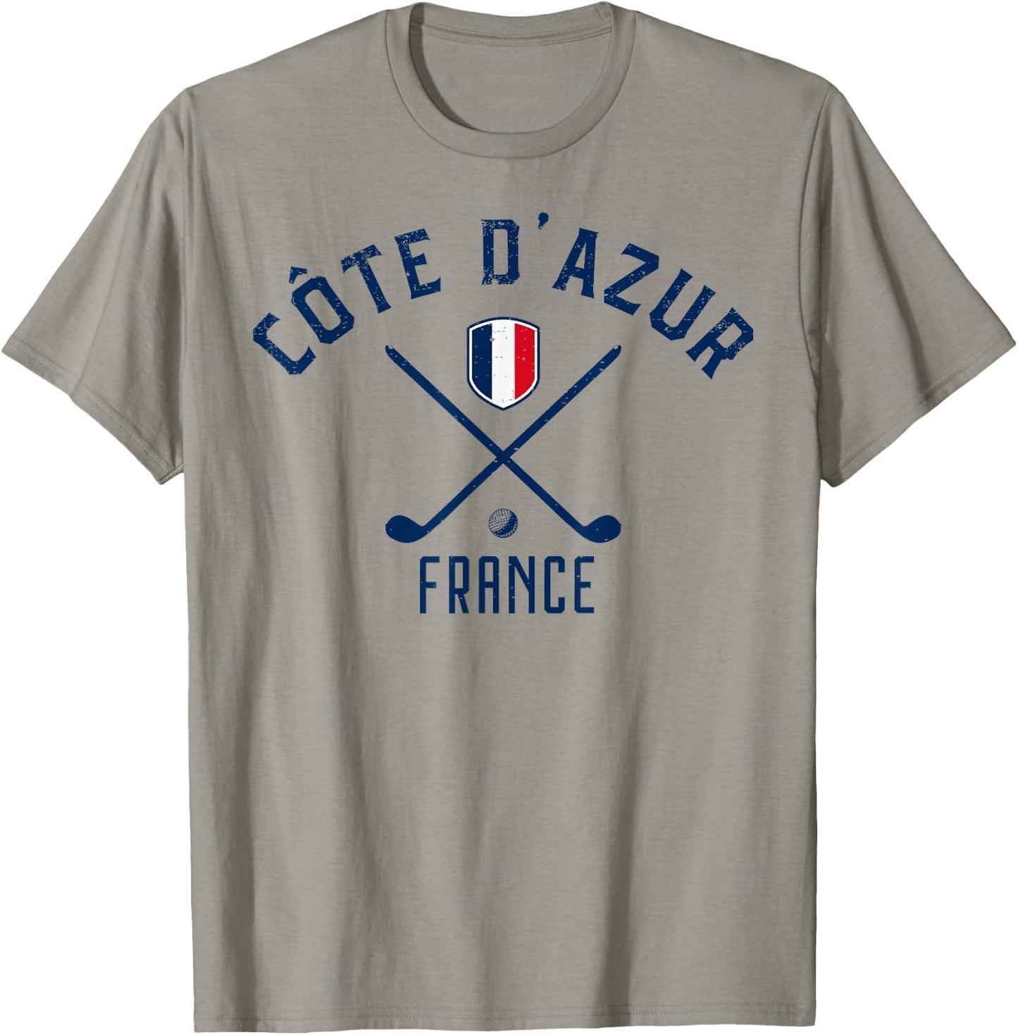 Cote D' Azur France Golf . T-Shirt - T-Shirt | Sand
