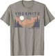 Retro Yosemite Half-Dome National Park Vintage T-Shirt - T-Shirt | Sand