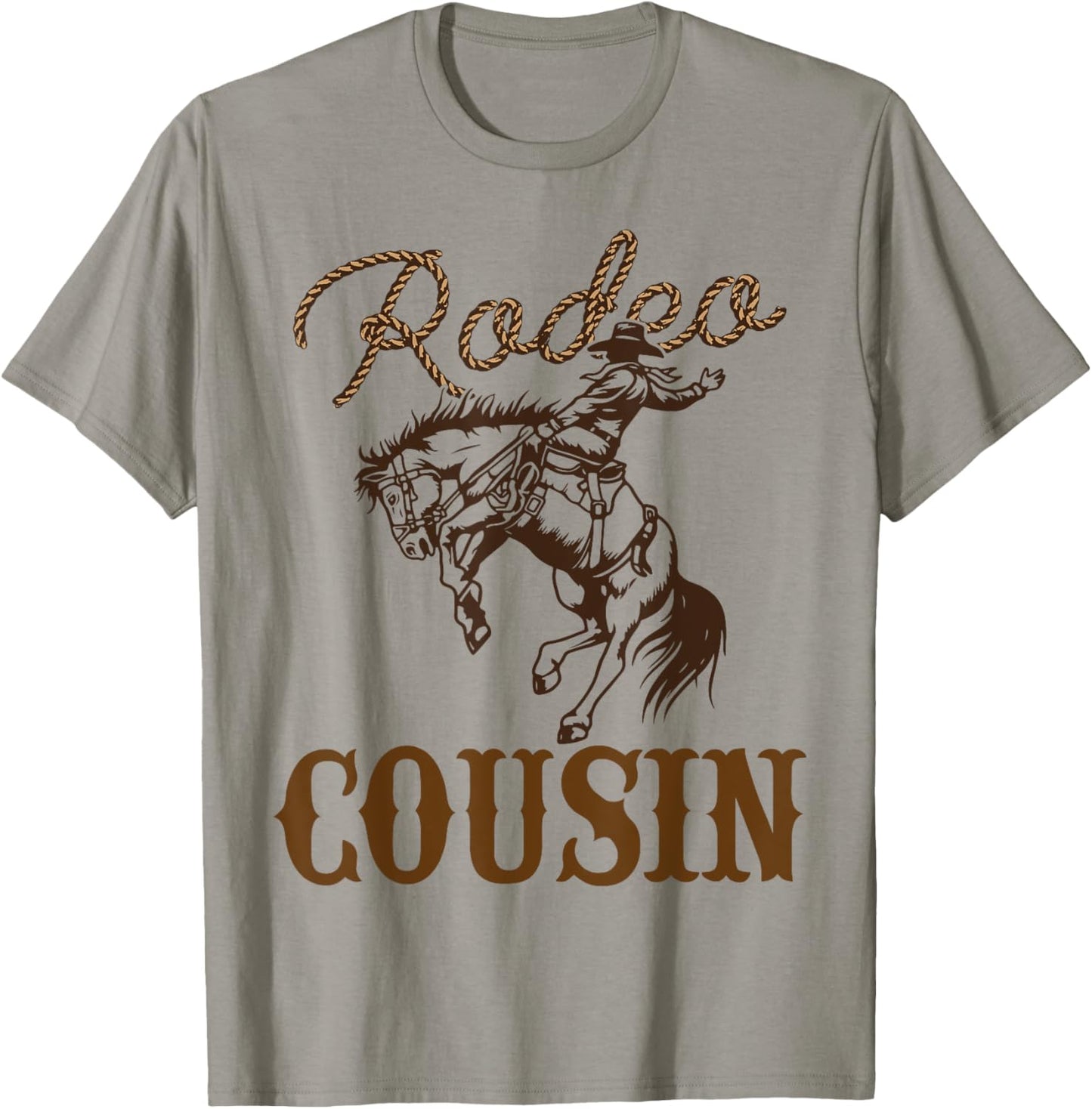 Cousin Birthday Cowboy Cowgirl Western Rodeo Cuz Bday Party T-Shirt - T-Shirt | Sand