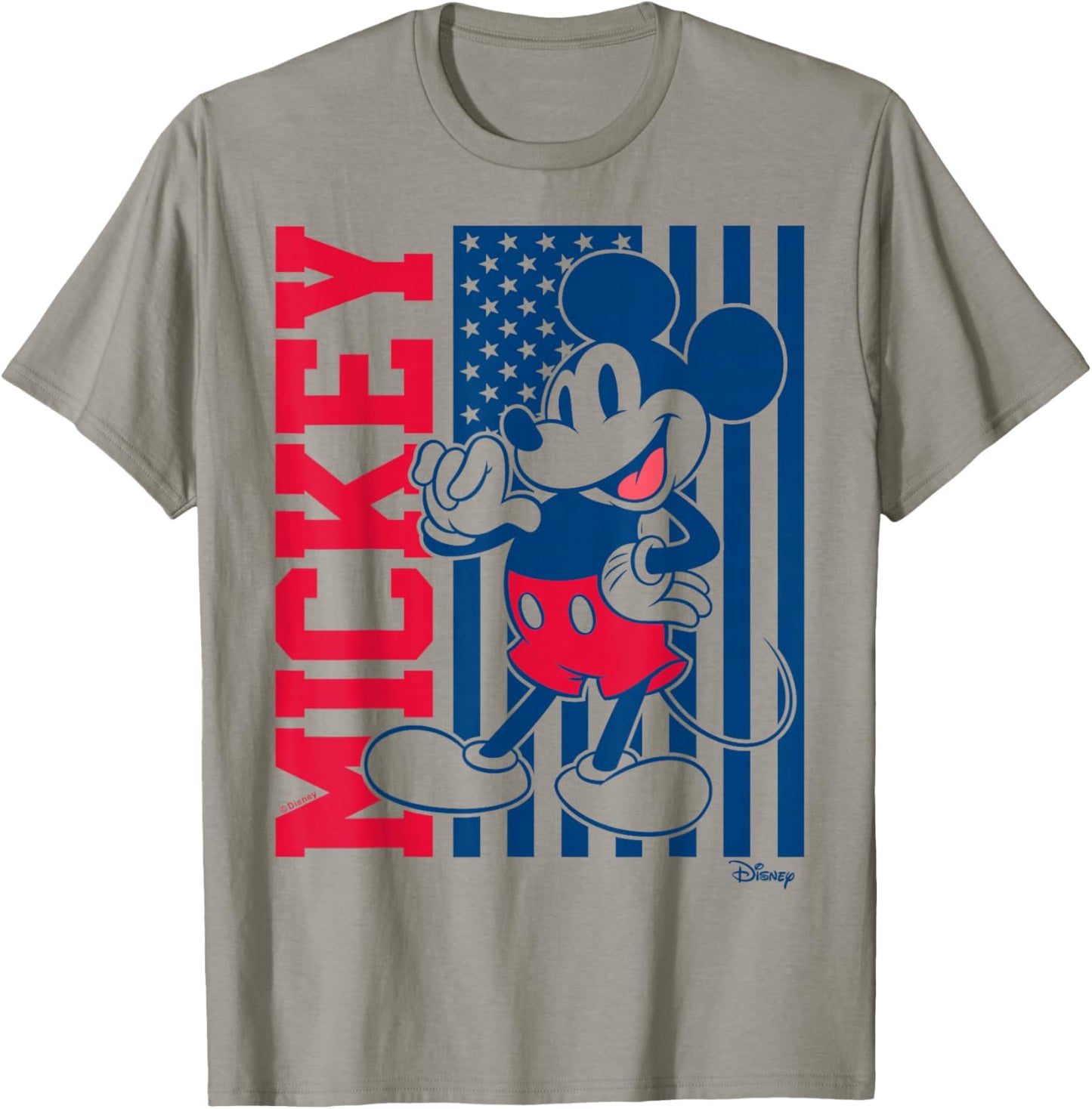 Mickey Mouse - American Flag Fourth of July T-Shirt - T-Shirt | Sand