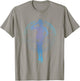 Pan Am Flight Attendant Salute Silhouette T-Shirt - T-Shirt | Sand
