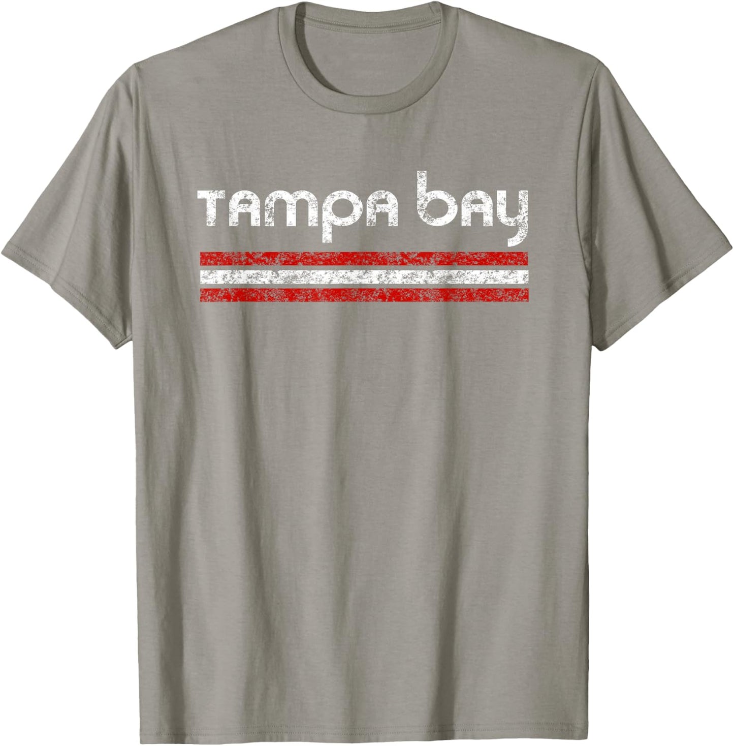 Tampa Bay Florida Retro Vintage Weathered Throwback T-Shirt - T-Shirt | Sand