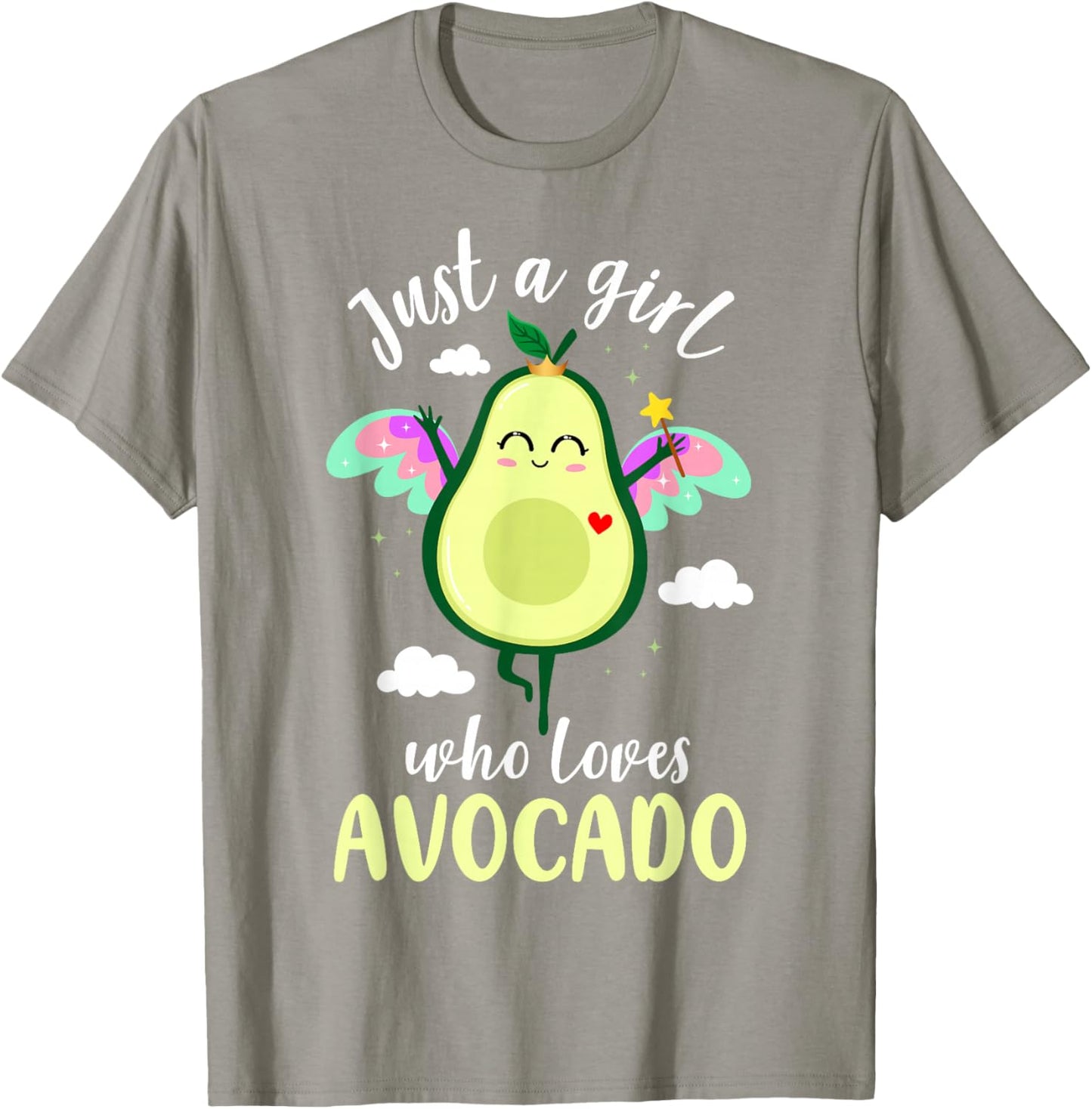 Avocado Shirt Kids Toddler Just A Girl Loves Avocado Cute T-Shirt - T-Shirt | Sand