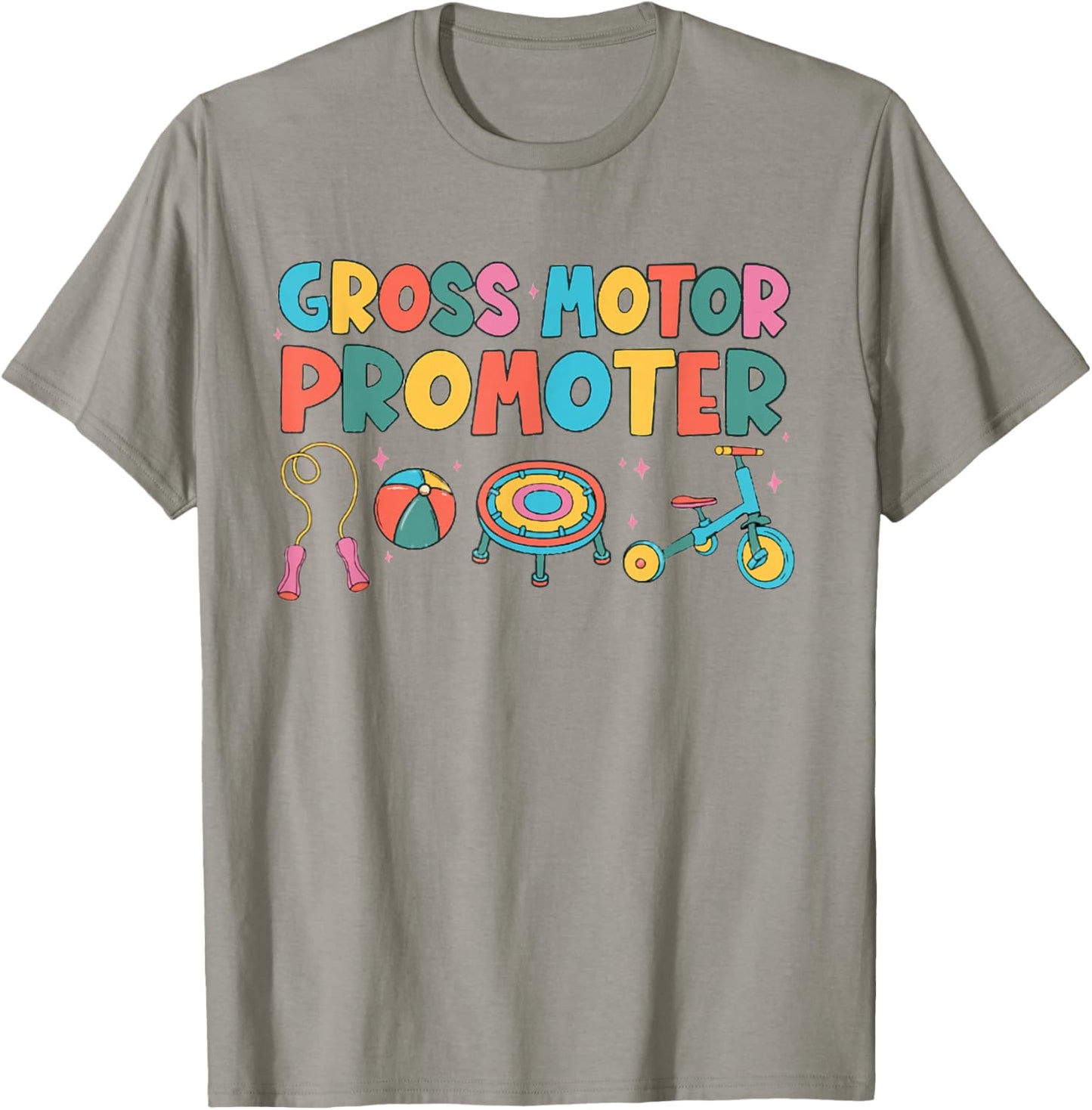 Gross Motor Promoter Physical Therapist Graduation PT T-Shirt - T-Shirt | Sand