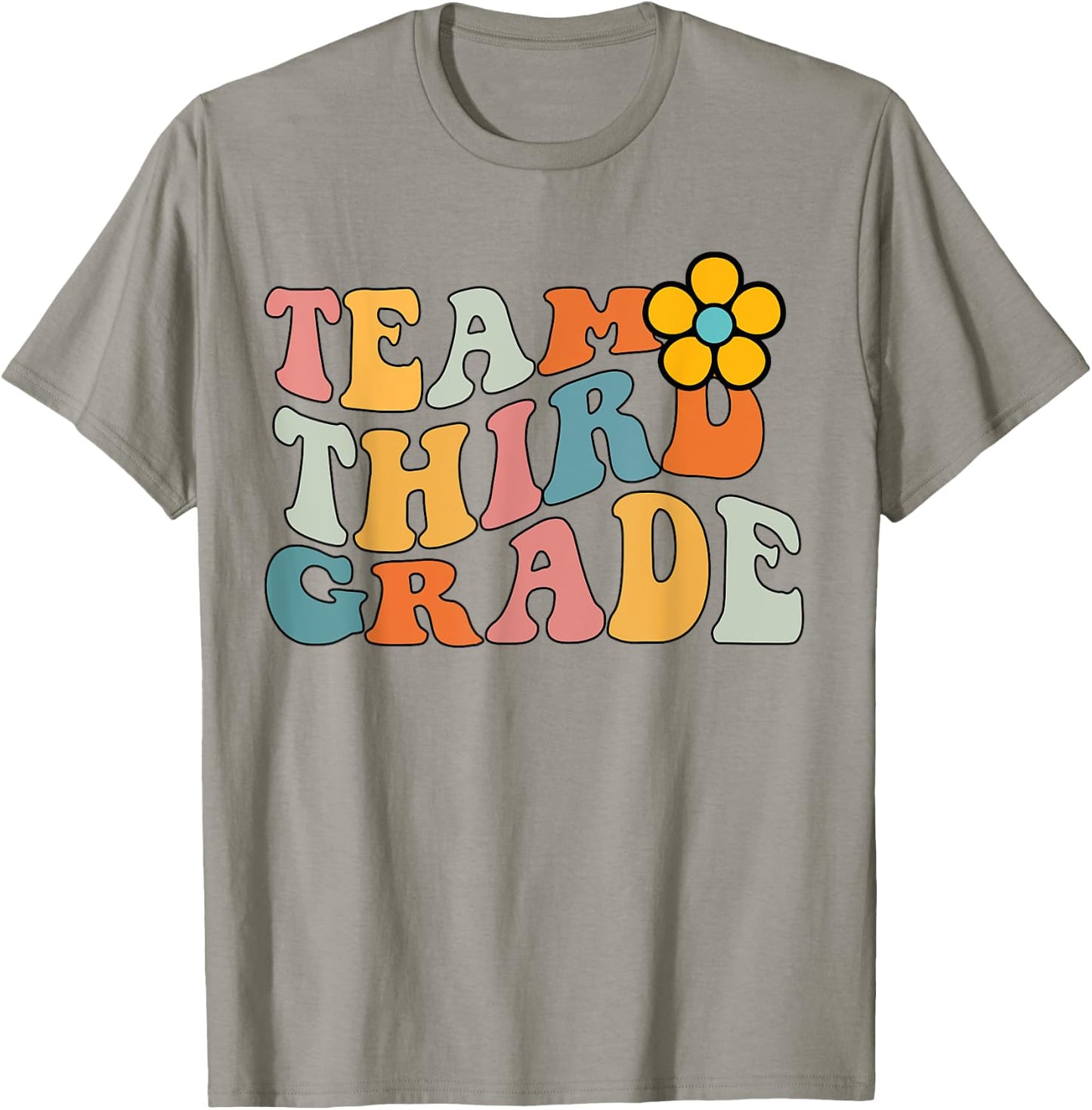 Team Third Grade Groovy Wavy, 3nd Grade Back to school T-Shirt - T-Shirt | Sand