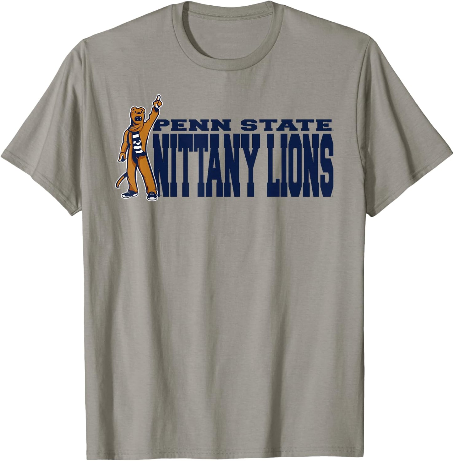 Penn State Nittany Lions Mascot Custom Logo T-Shirt - T-Shirt | Sand