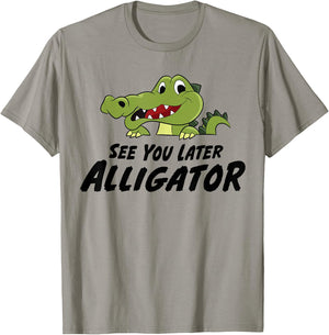 See You Later Alligartor Funny Crocodile T-Shirt - T-Shirt | Sand