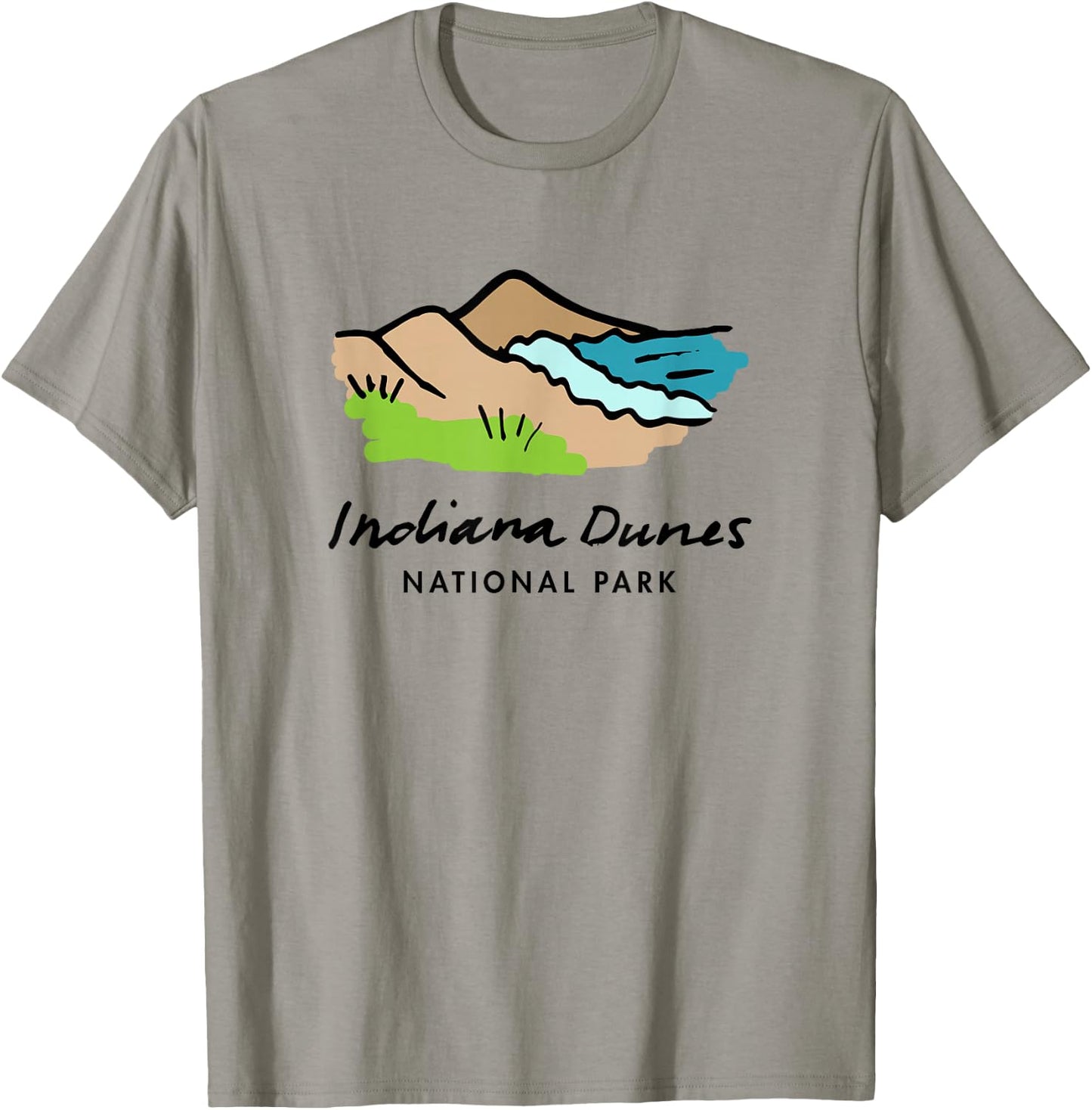 Family Vacation design - Retro Indiana Dunes National Park T-Shirt - T-Shirt | Sand