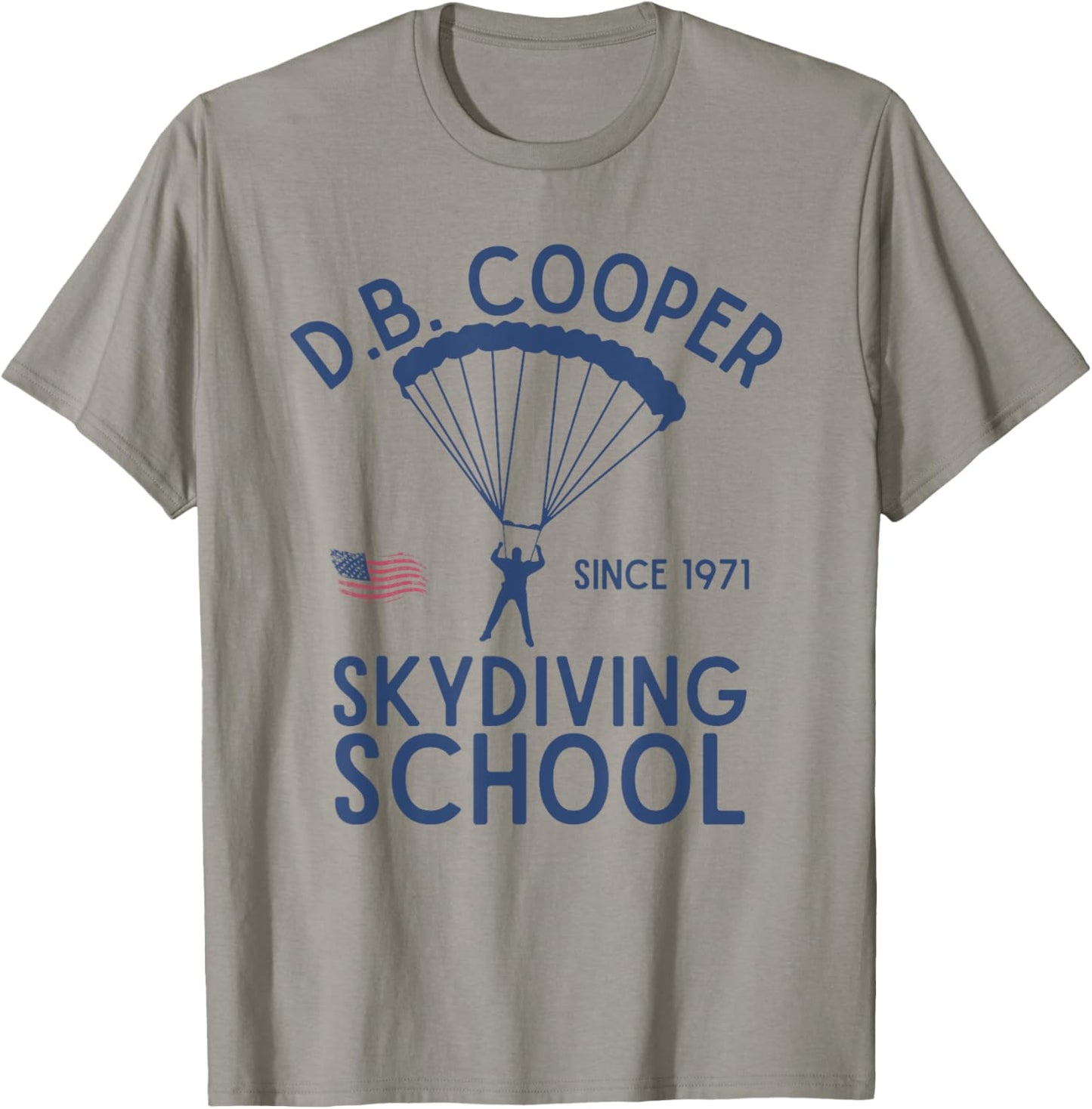 D.B. Cooper Parachute Hijacking Ransom Money Vintage T-Shirt - T-Shirt | Sand
