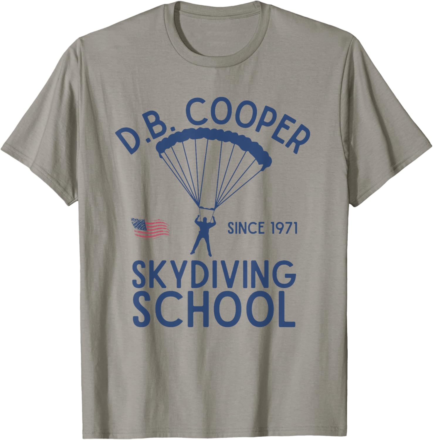 D.B. Cooper Parachute Hijacking Ransom Money Vintage T-Shirt - T-Shirt | Sand