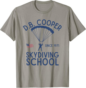 D.B. Cooper Parachute Hijacking Ransom Money Vintage T-Shirt - T-Shirt | Sand